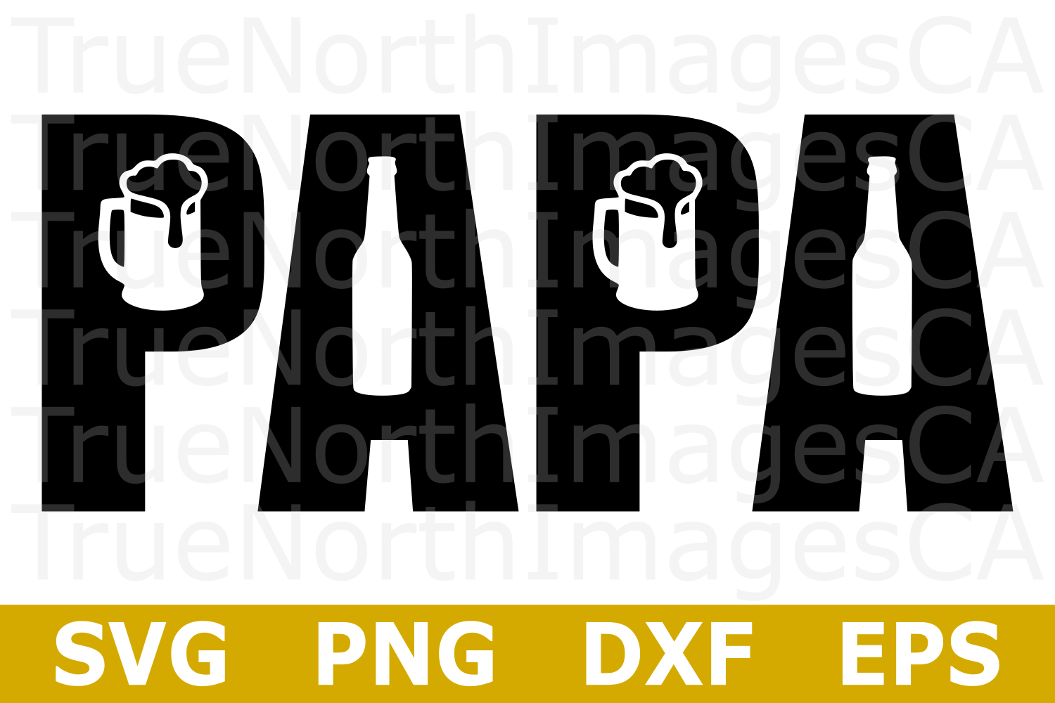 Download Papa Beer - A Fathers Day SVG Cut File