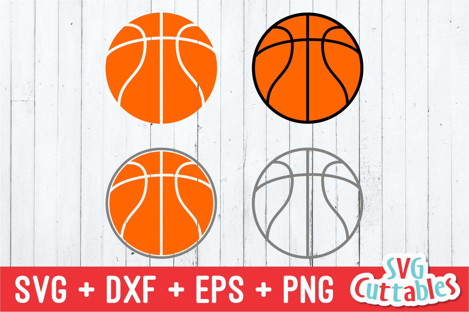 Basketballs (68830) Cut Files Design Bundles