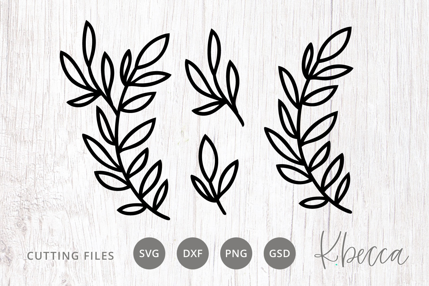 Leafy Branches SVG Cut Files