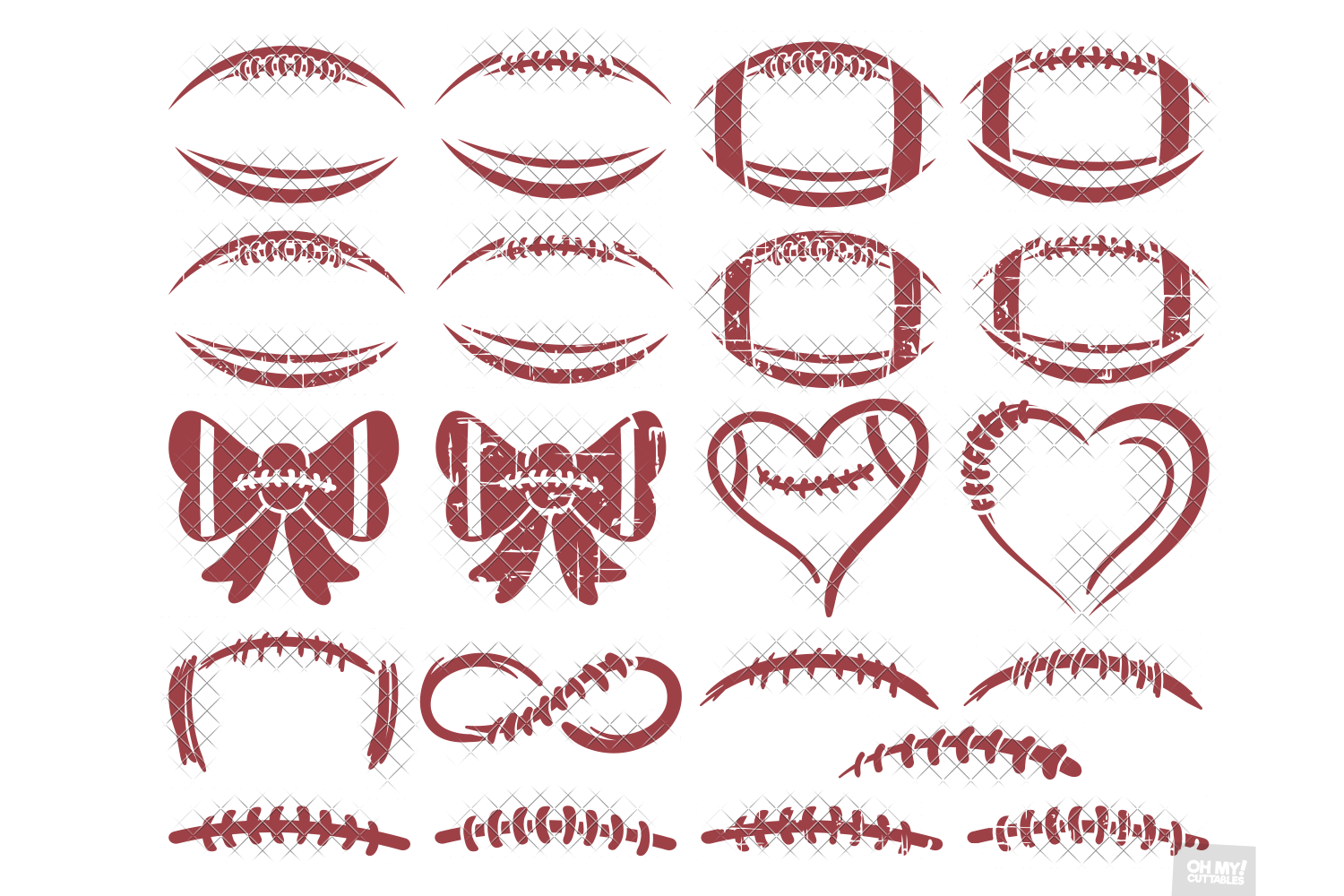 Download Football Laces SVG in SVG, DXF, PNG, EPS, JPG
