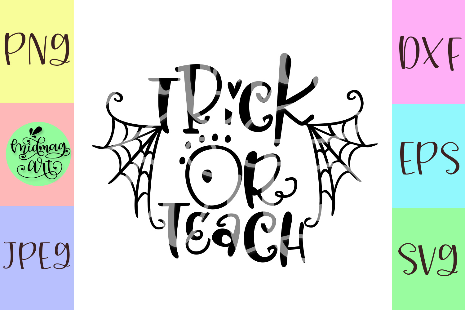 Download Trick or teach svg, teacher halloween svg