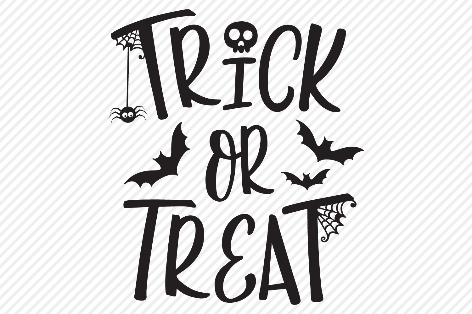 Trick Or Treat SVG, Cut File, Halloween Shirt Design, Spooky (366500