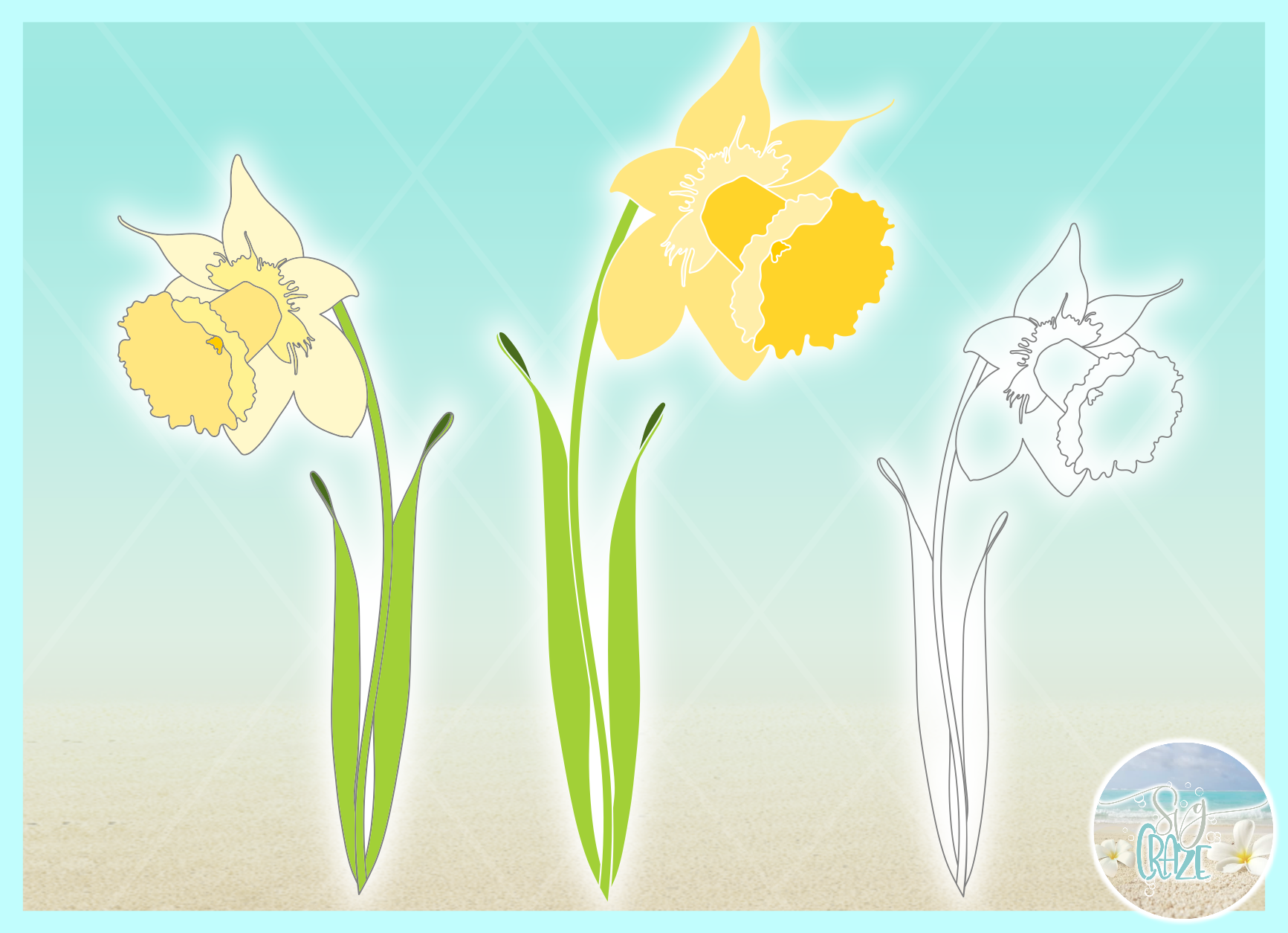 Download Daffodil Spring Flower Svg Dxf Eps Png Pdf Files For Cricut