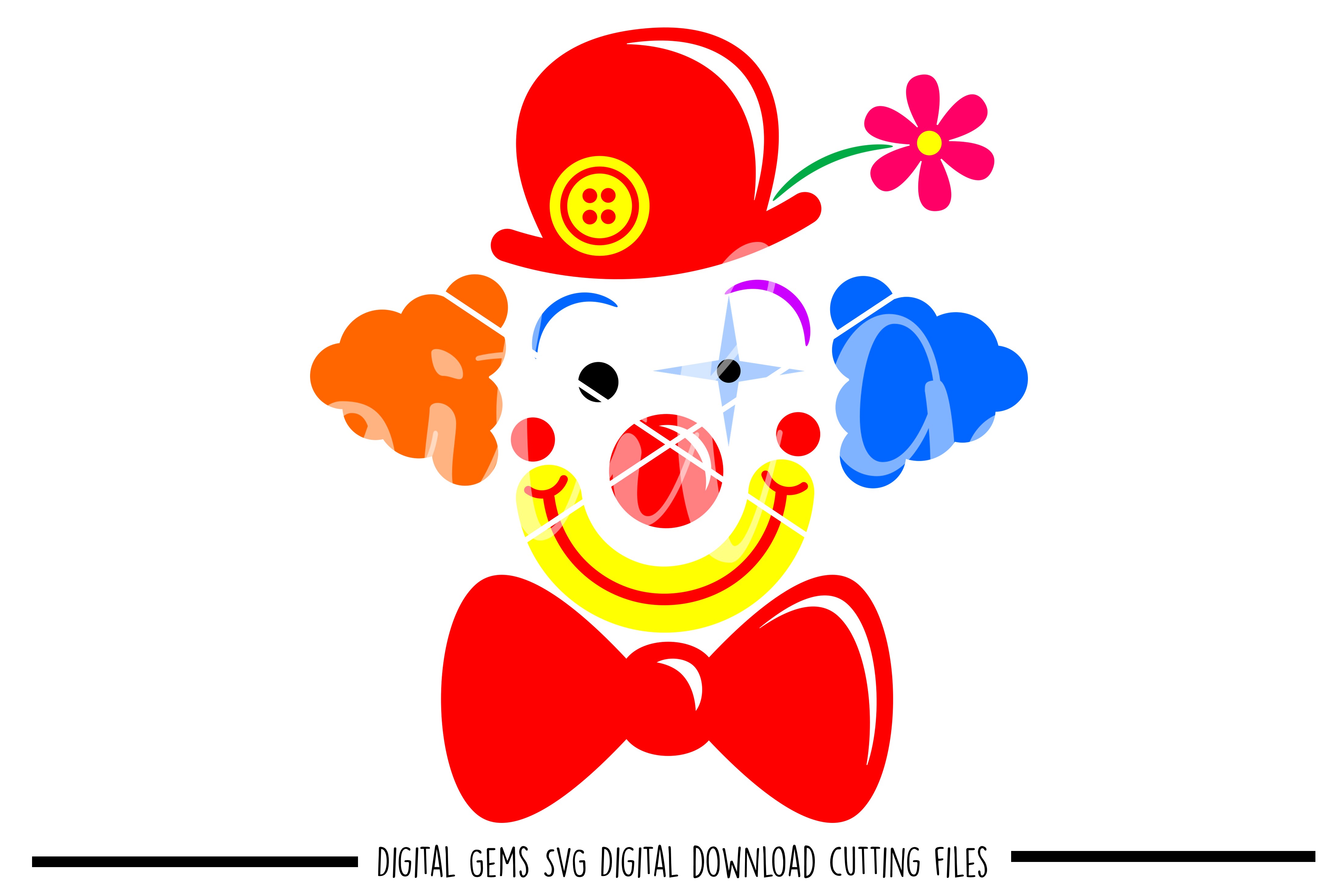 Clown SVG / EPS / DXF / PNG Files (82175) | SVGs | Design Bundles