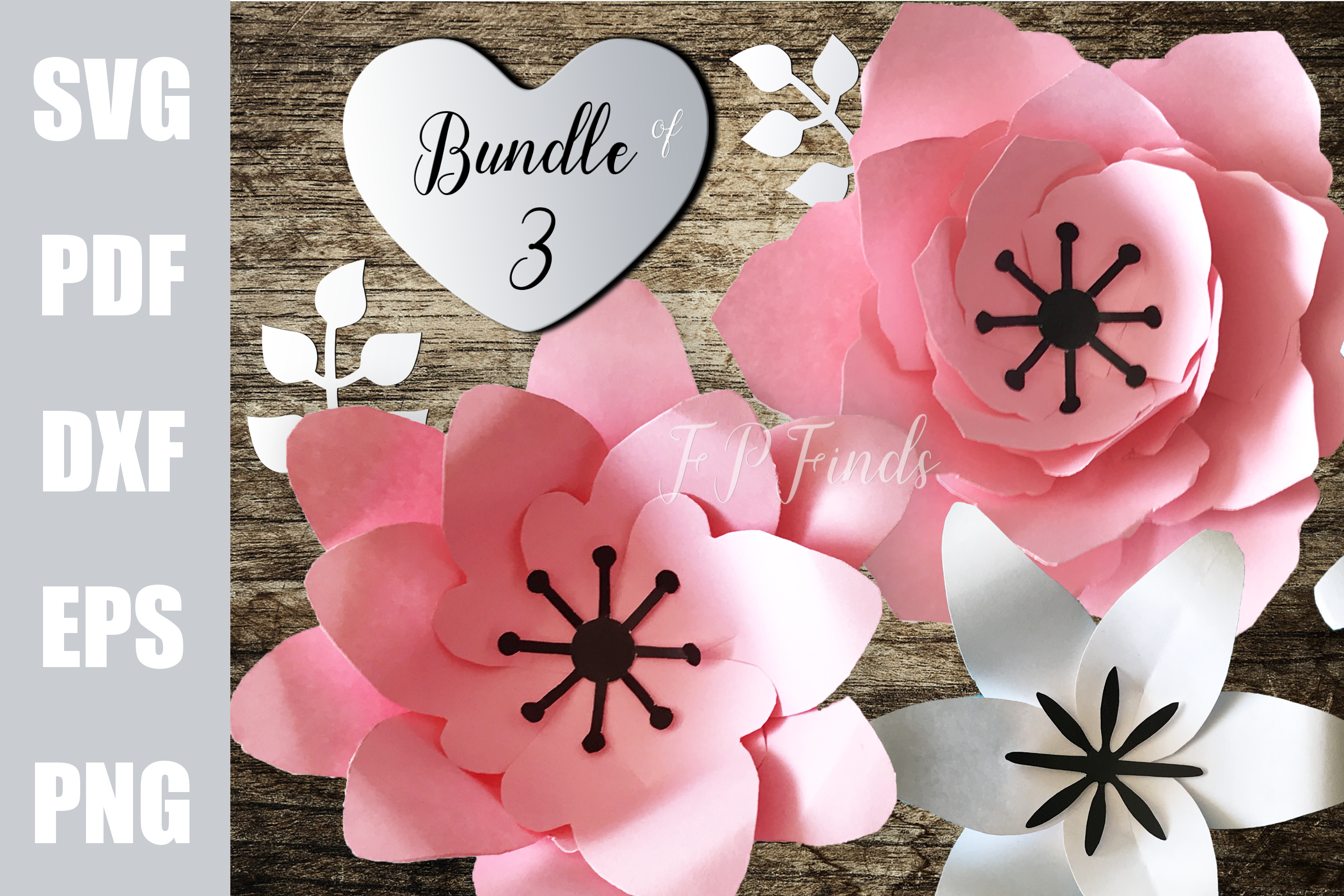 Free Cricut Paper Flower Template Free SVG Cut File Download Free 