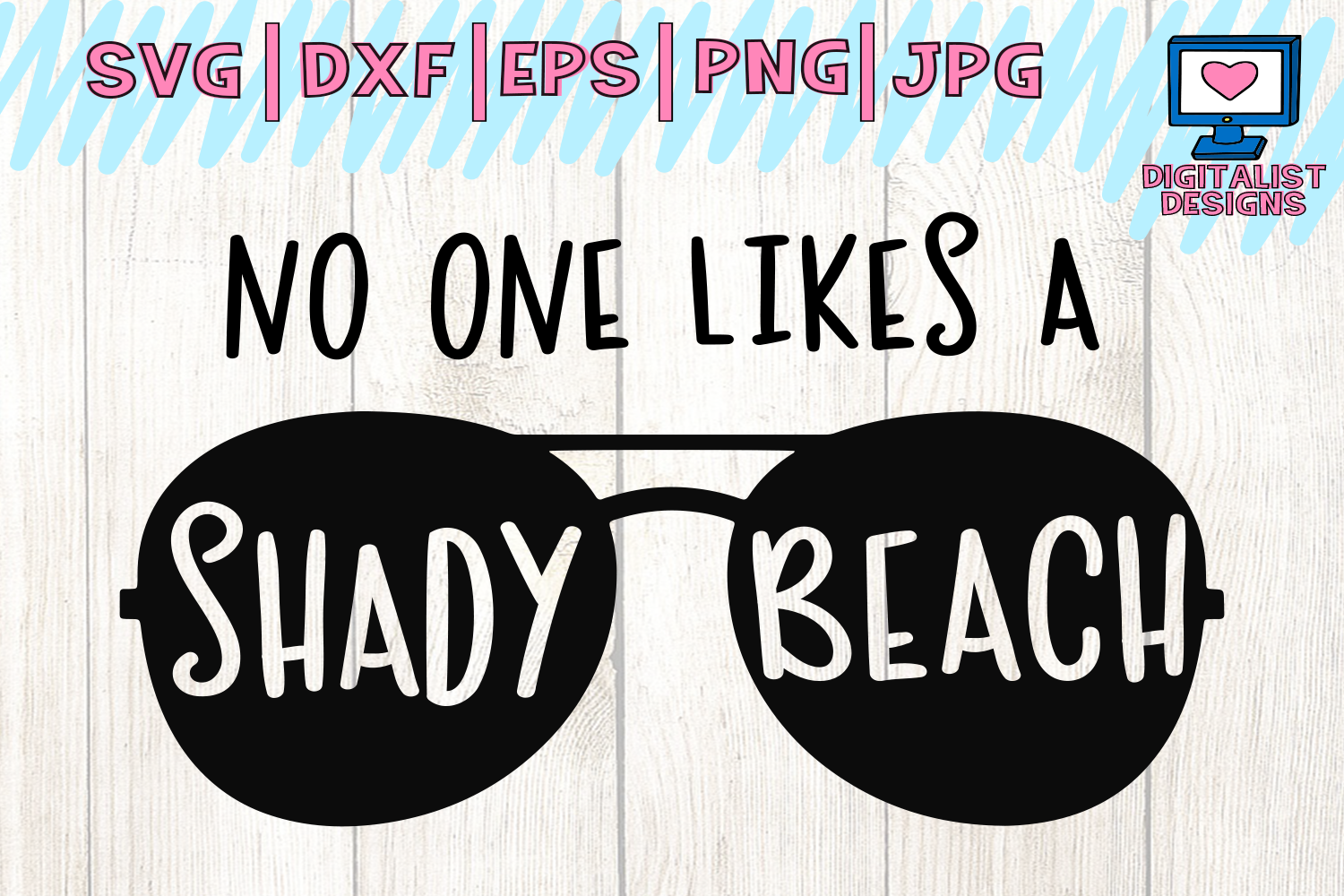 Download shady beach svg, summer svg, sunglasses svg, svg for cricut design space, dxf, silhouette ...