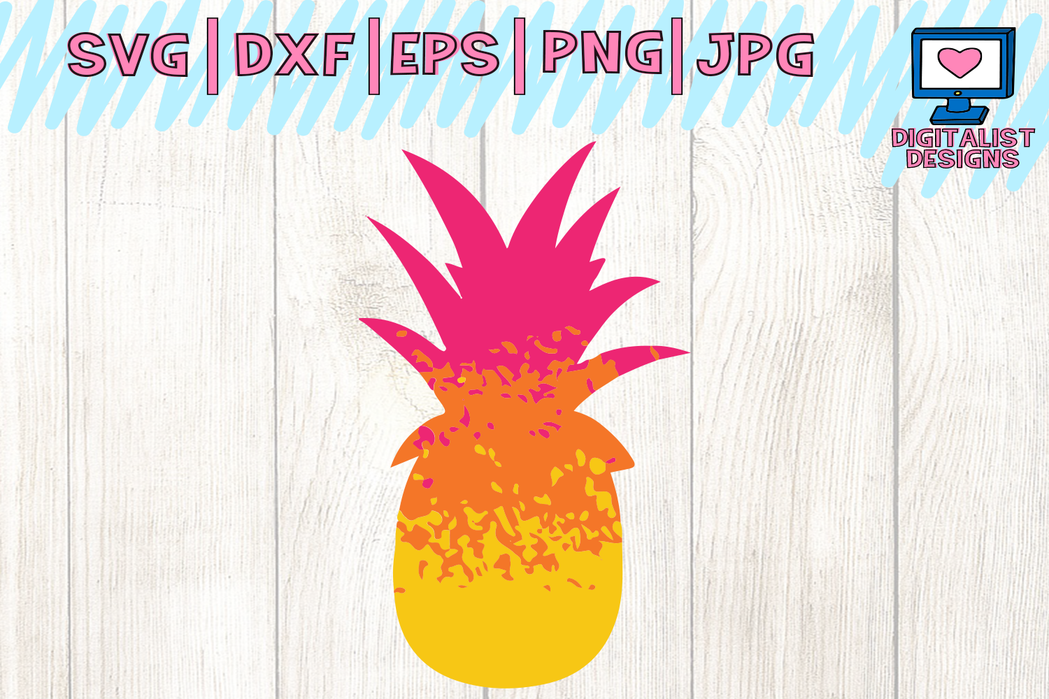Download pineapple svg, grunge svg, ombre svg, pineapple clipart ...