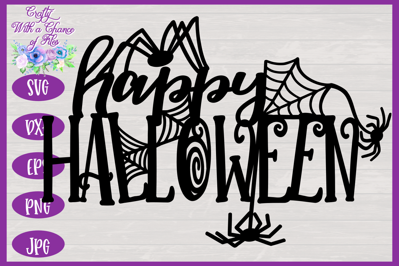 Halloween SVG | Happy Halloween SVG | Halloween Spiders SVG (311862