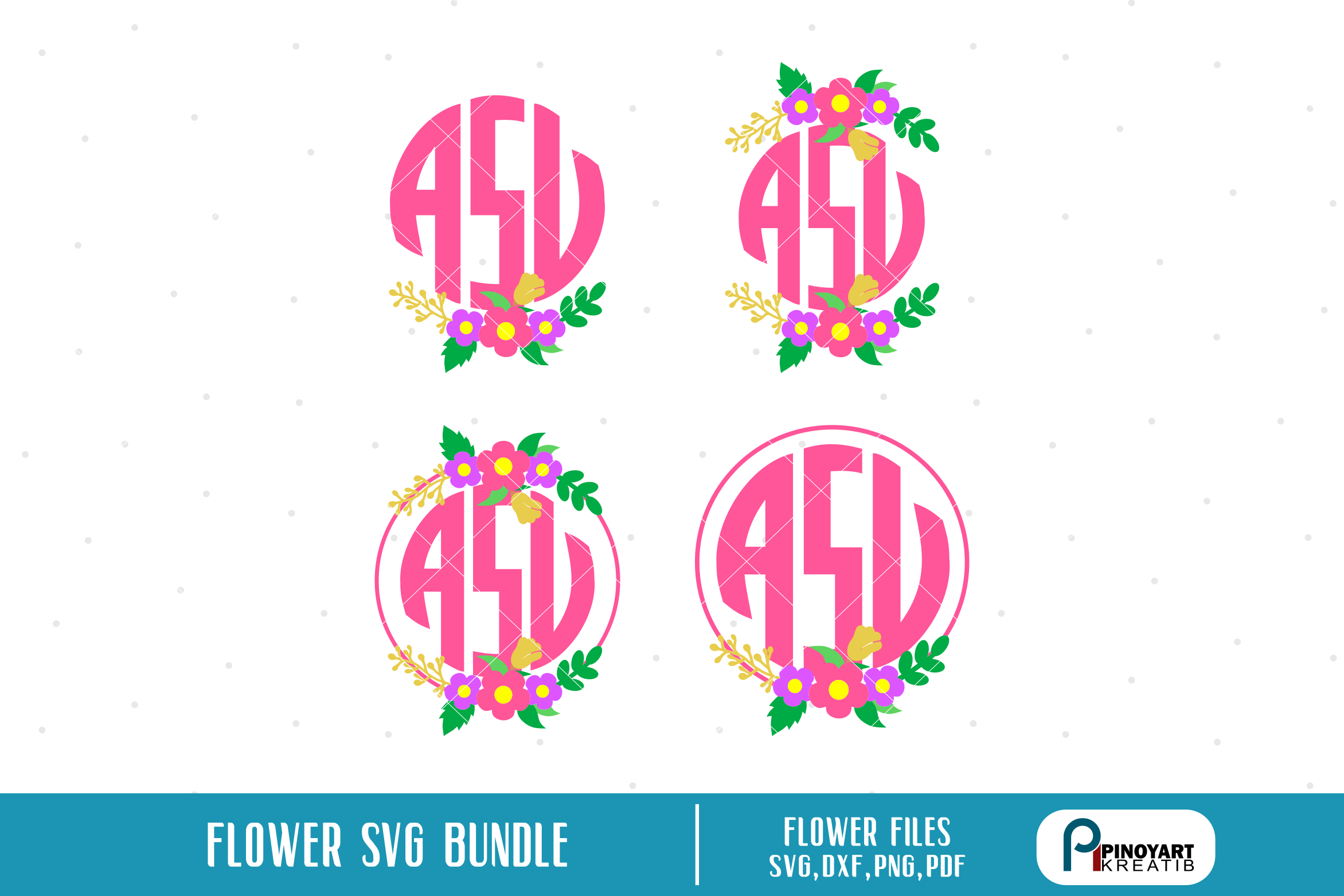 flower monogram,flower monogram svg,flower svg,flower (67387