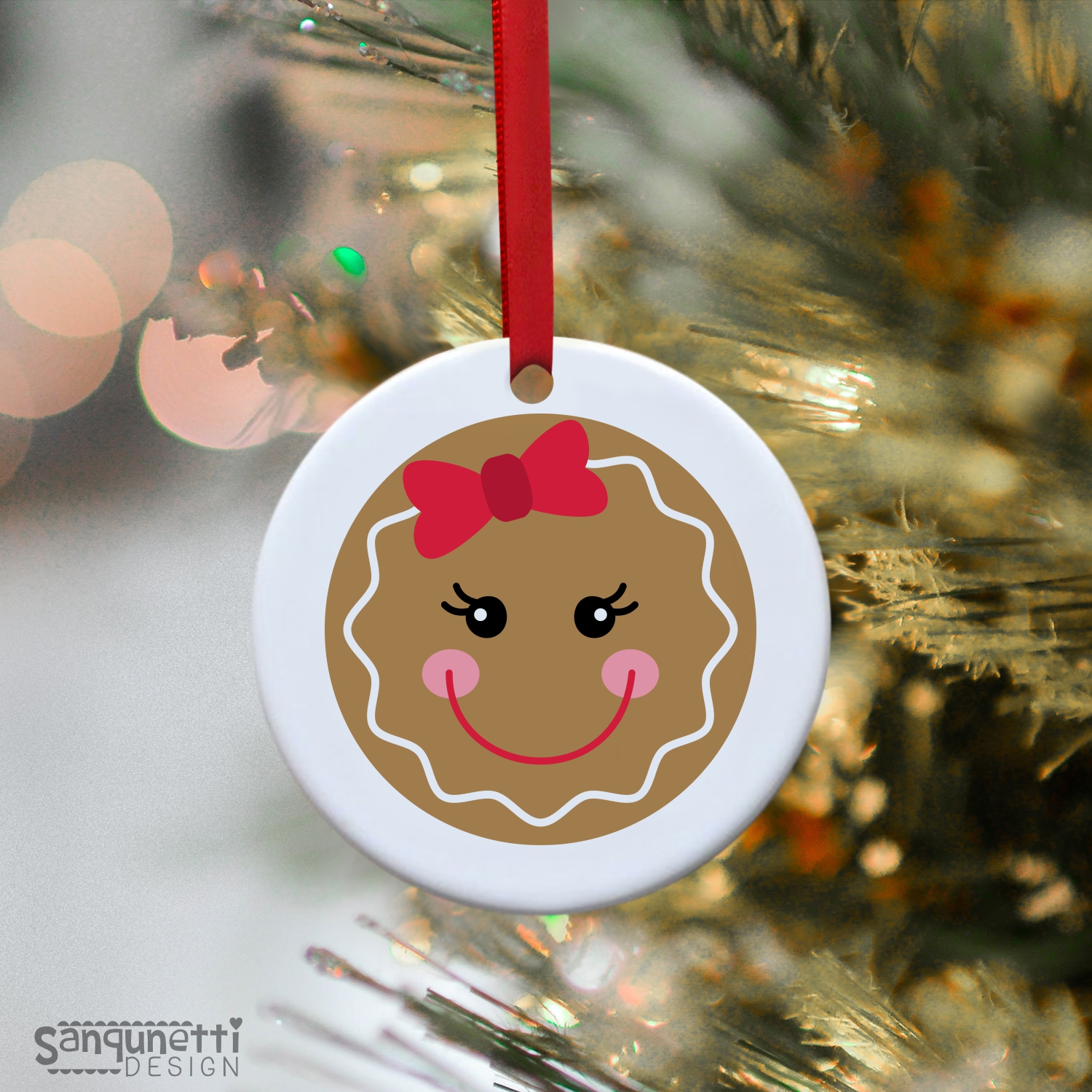 Download Gingerbread girl face SVG, christmas character cutting files