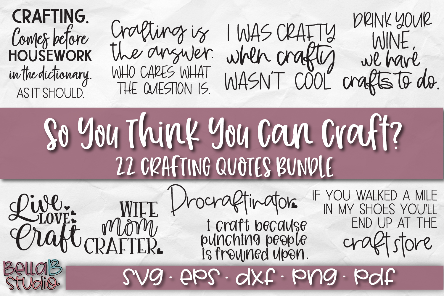 Funny Crafting Svg Bundle Crafting Quotes Svg Bundle 314358 Svgs Design Bundles