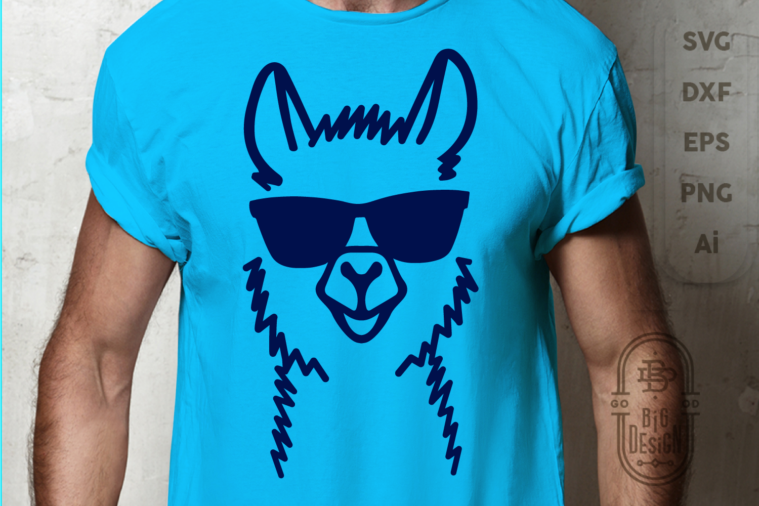 Download LLAMA SVG CUT FILE - Lama Head Svg Illustration & sunglasses