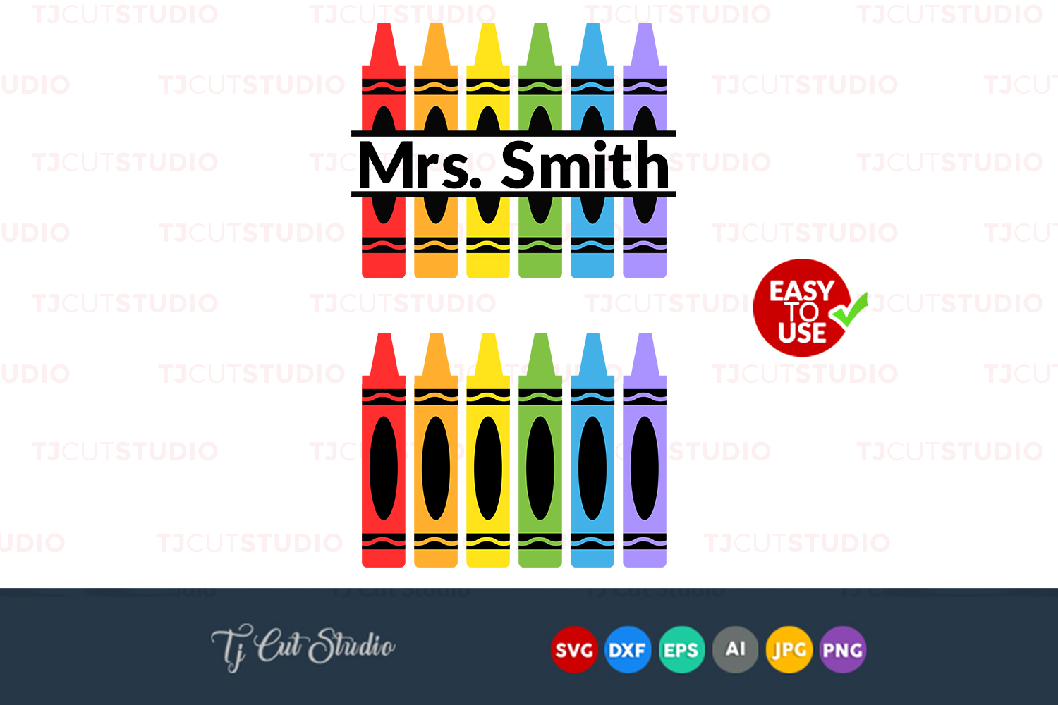 Crayon monogram svg, school monogram, crayons svg, Files ...