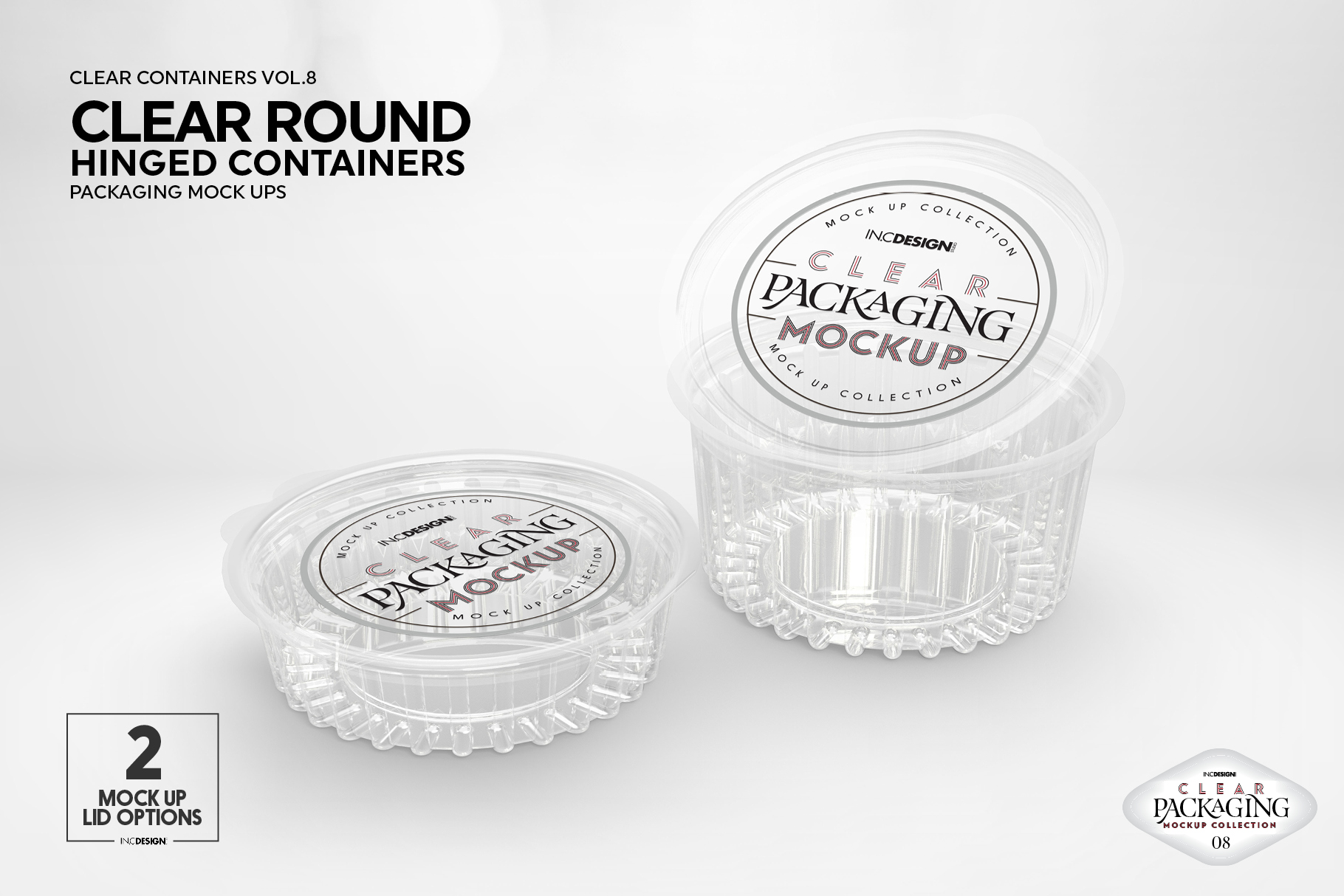 Download VOL.8 Clear Packaging Mockup Collection (256686) | Branding | Design Bundles