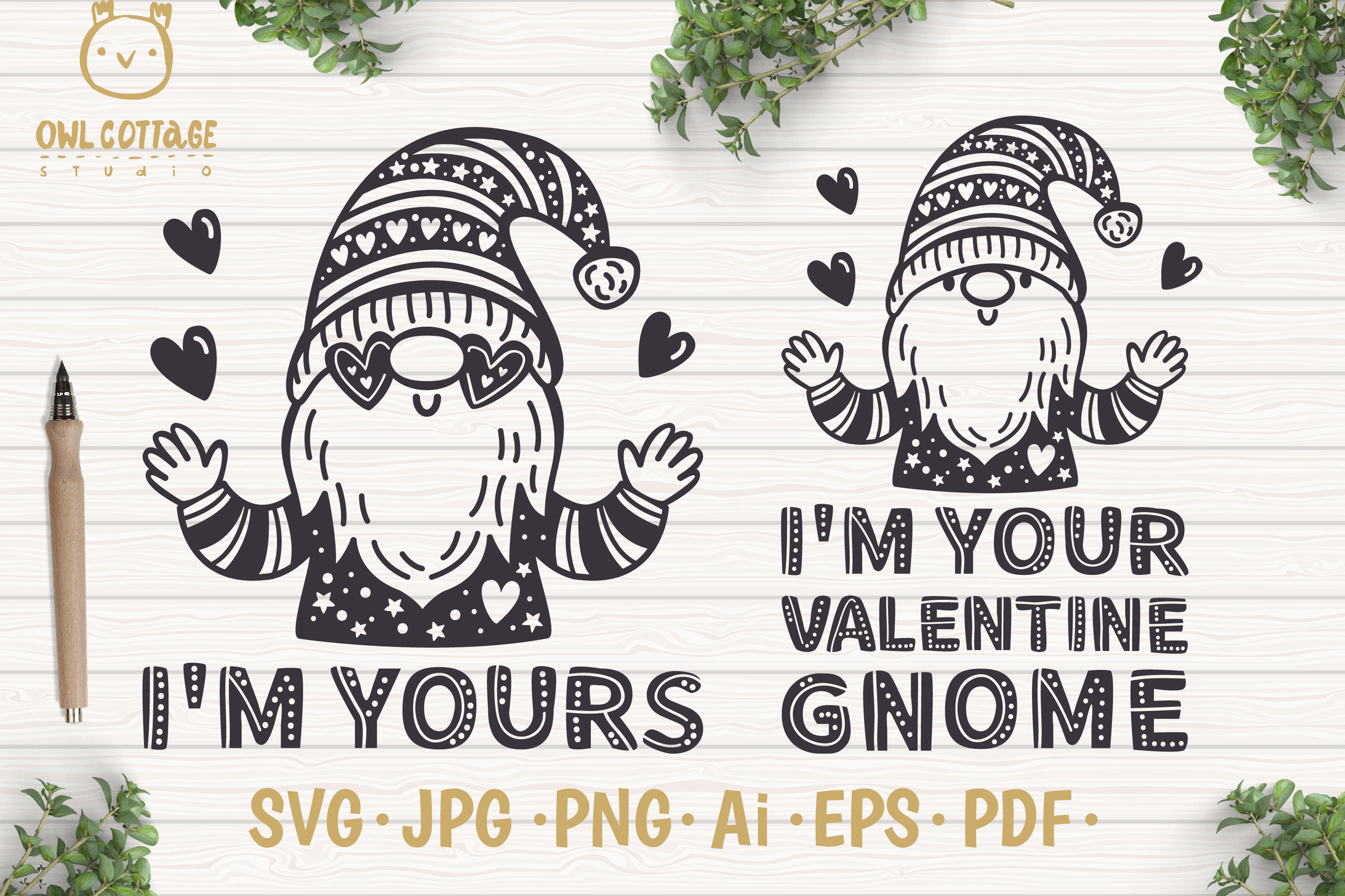 Download Valentine Gnomes Svg Valentine S Day Svg Valentine Letter