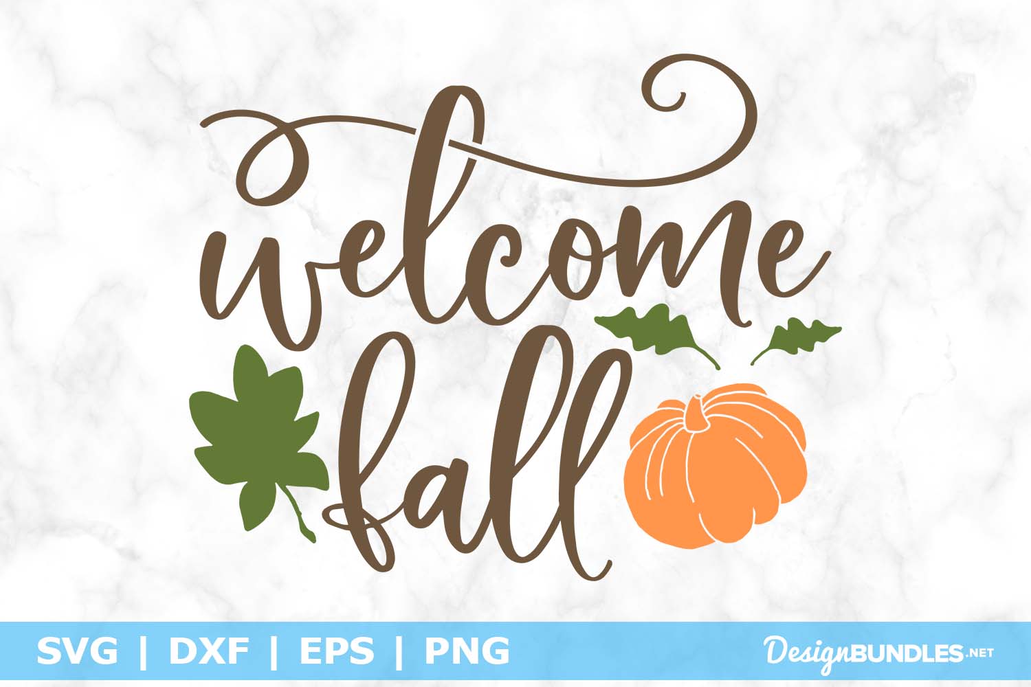 Download Welcome Fall SVG File