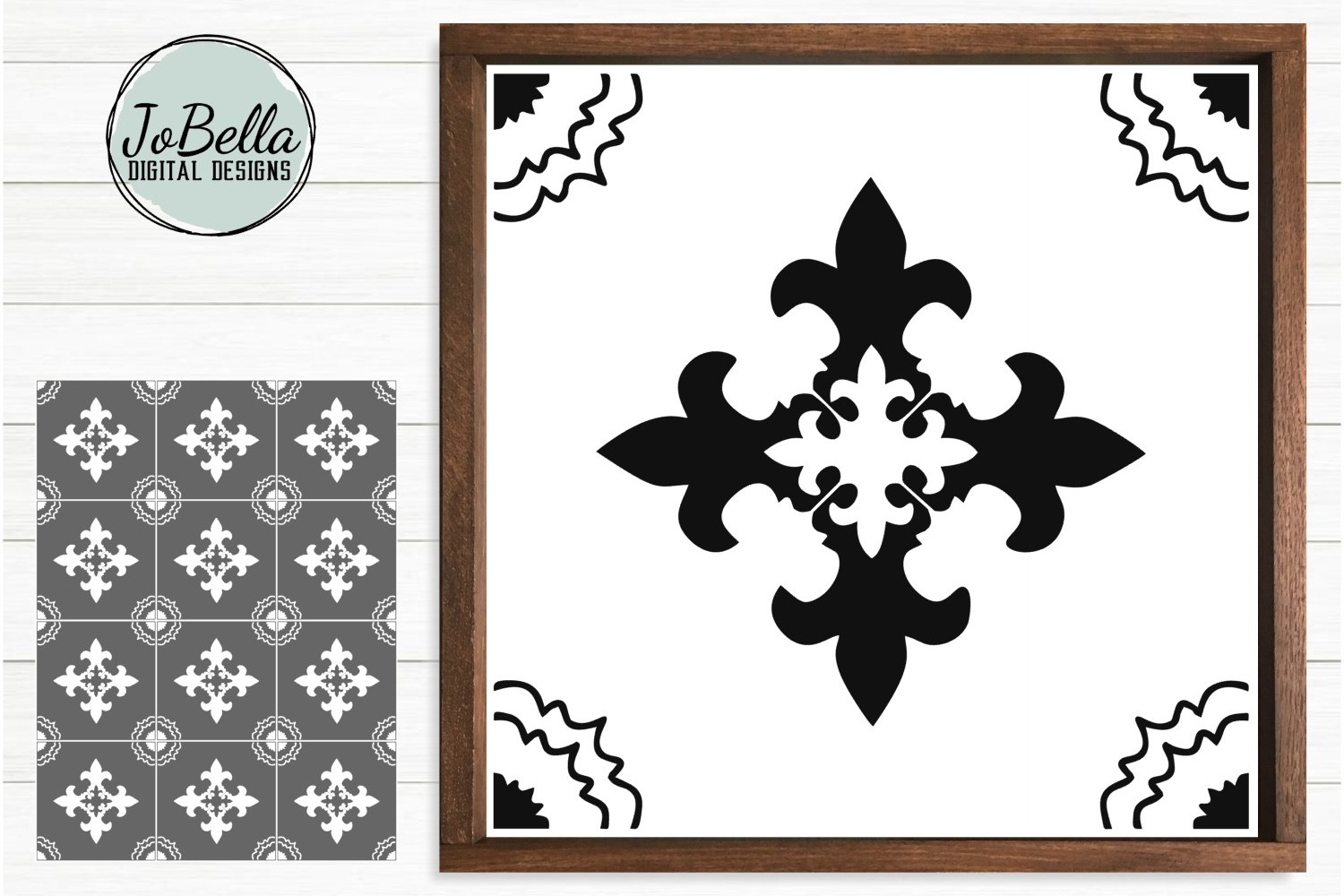 Download Spanish Tile 6 SVG, Sublimation Design and Printable (235507) | SVGs | Design Bundles