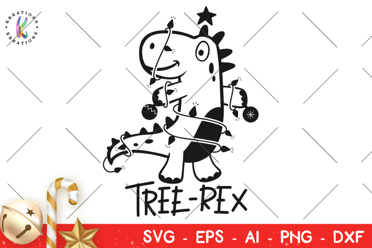 Download Christmas svg Tree-Rex svg Dinosaur Christmas Tree svg ...