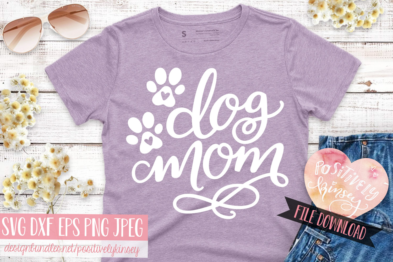 Download Dog Mom SVG DXF PNG EPS, Dog SVG File, Dog Shirt Design ...