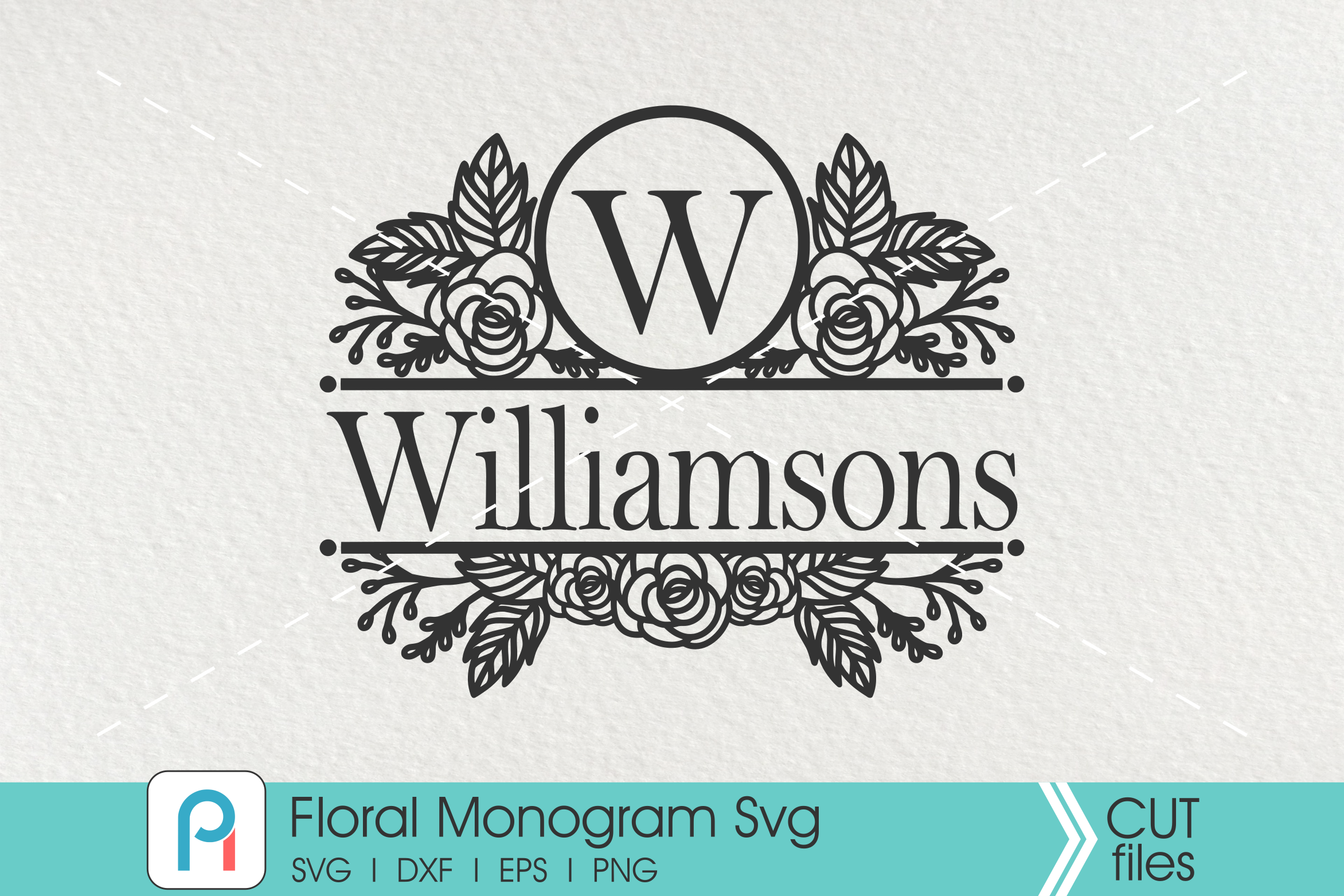 Free Free 282 Flower Monogram Svg Free SVG PNG EPS DXF File