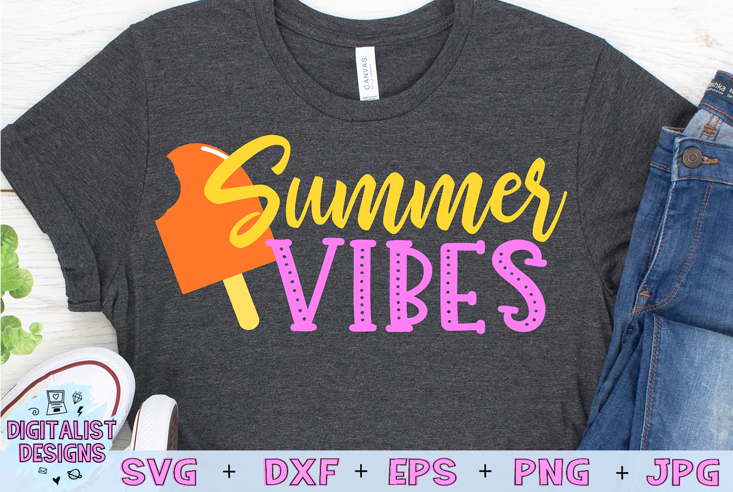Download Summer Vibes SVG, Popsicle SVG, Summer SVG