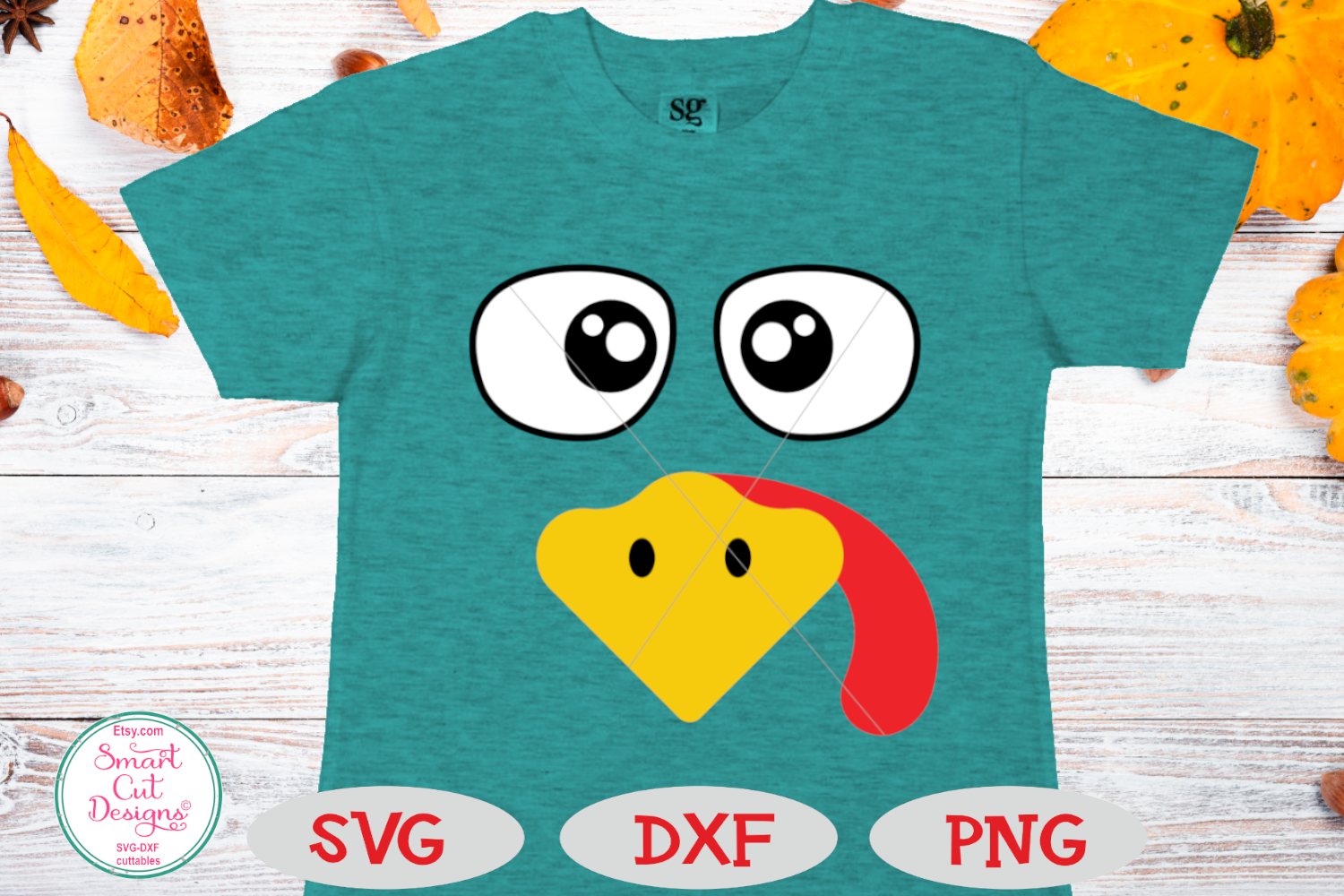 Download Turkey Face SVG, Boy Turkey SVG, Thanksgiving Boy SVG, Baby