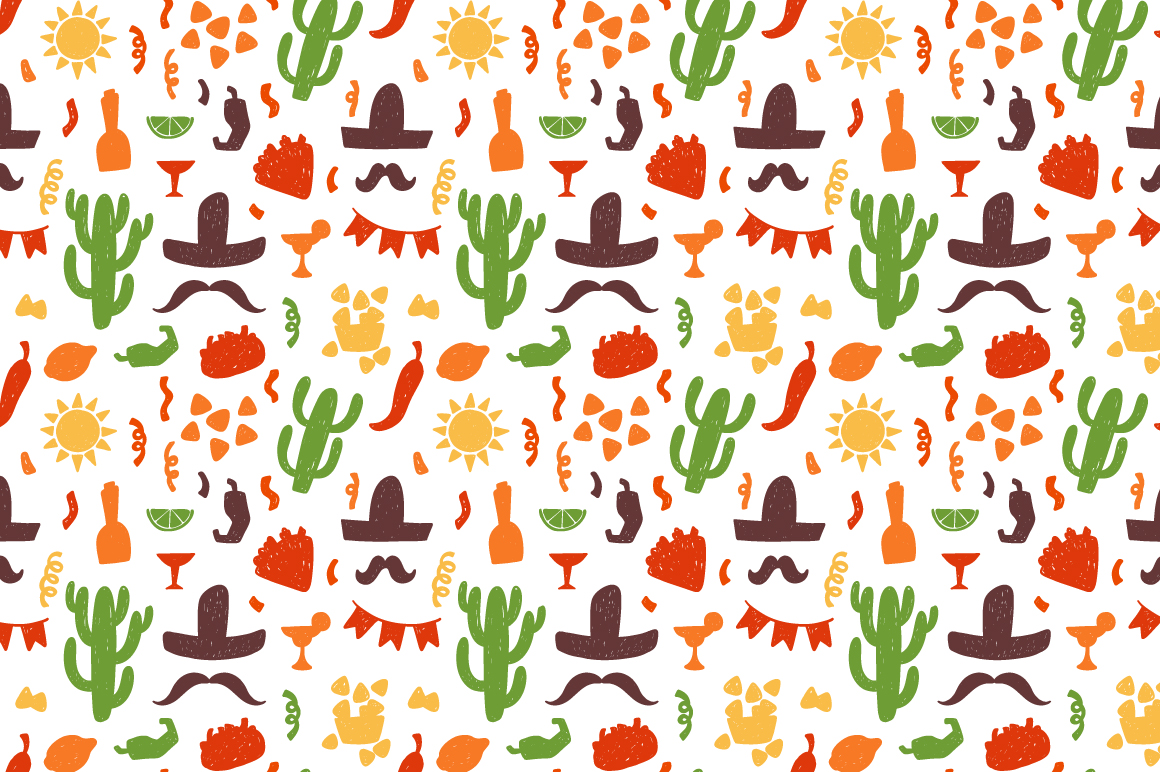 mexican-patterns-set