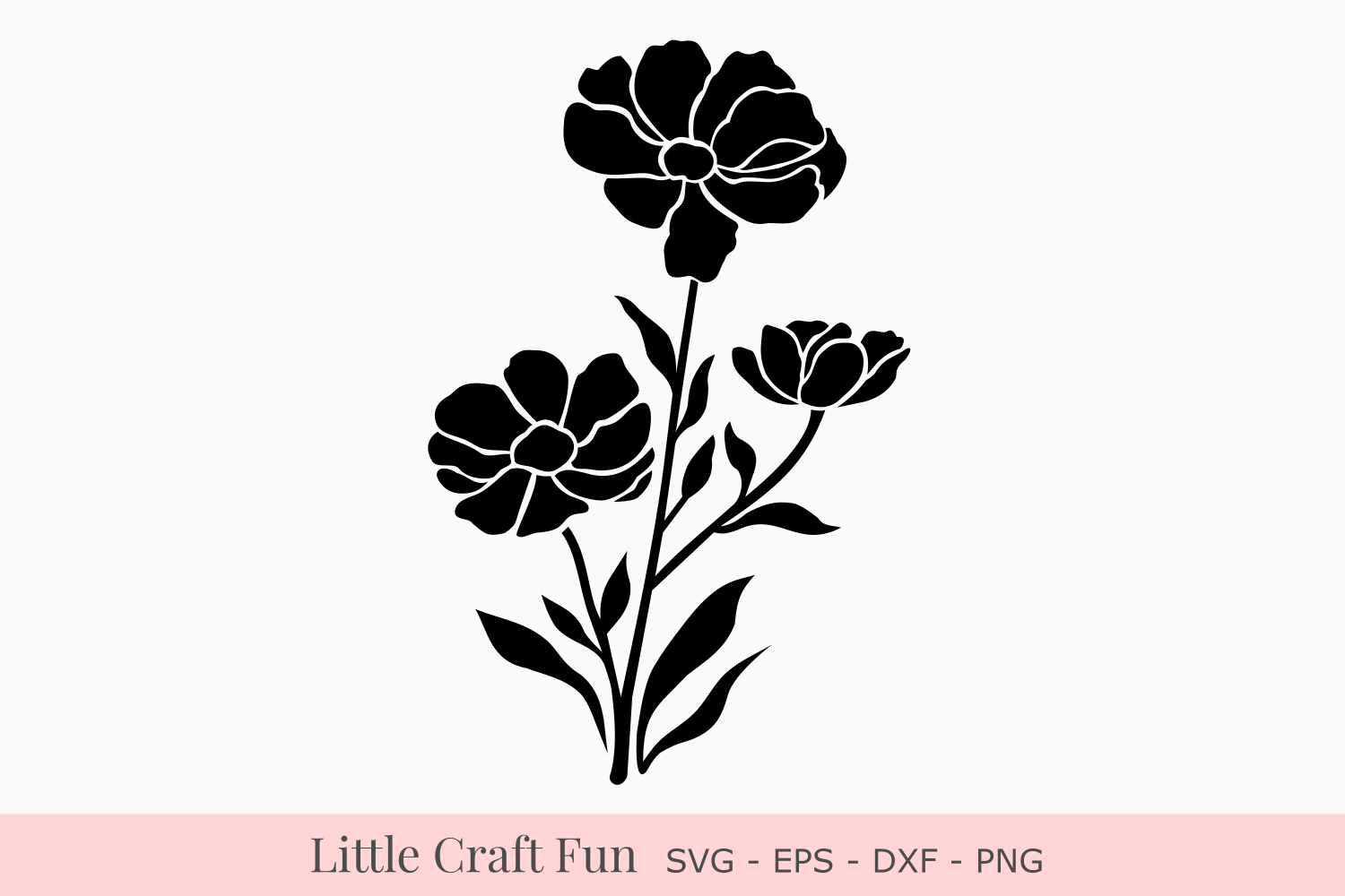 Download Free SVG Cut File - Nested layered flowers cutting files templates...