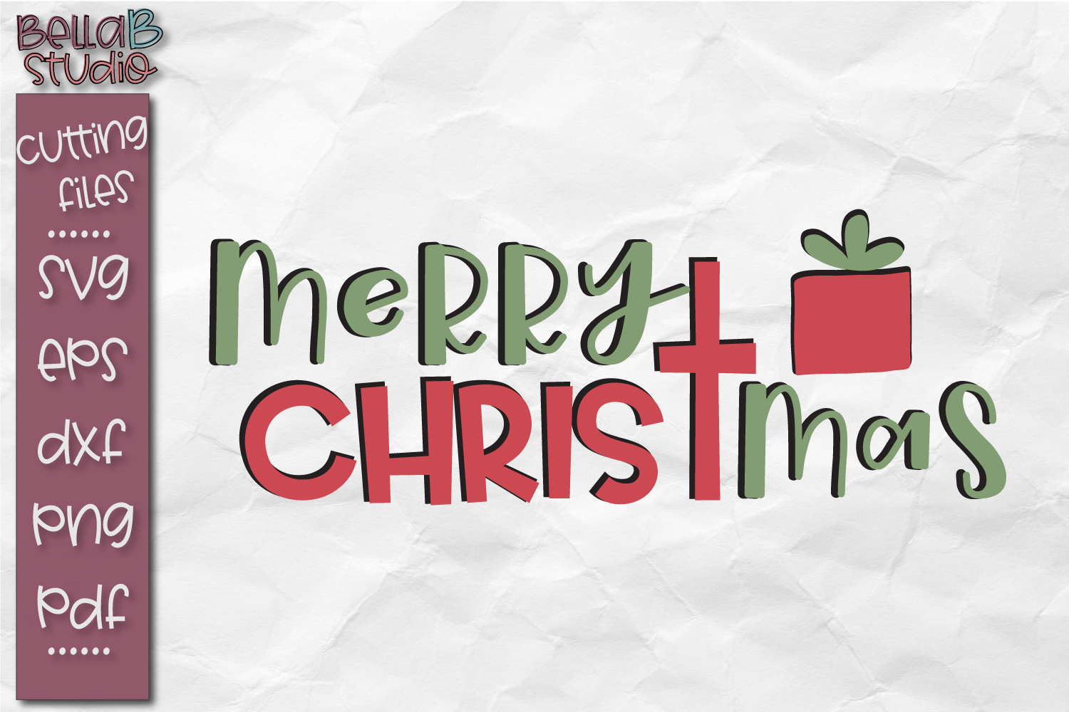 Download Merry ChrisT mas SVG, Christmas Cut file, Christian