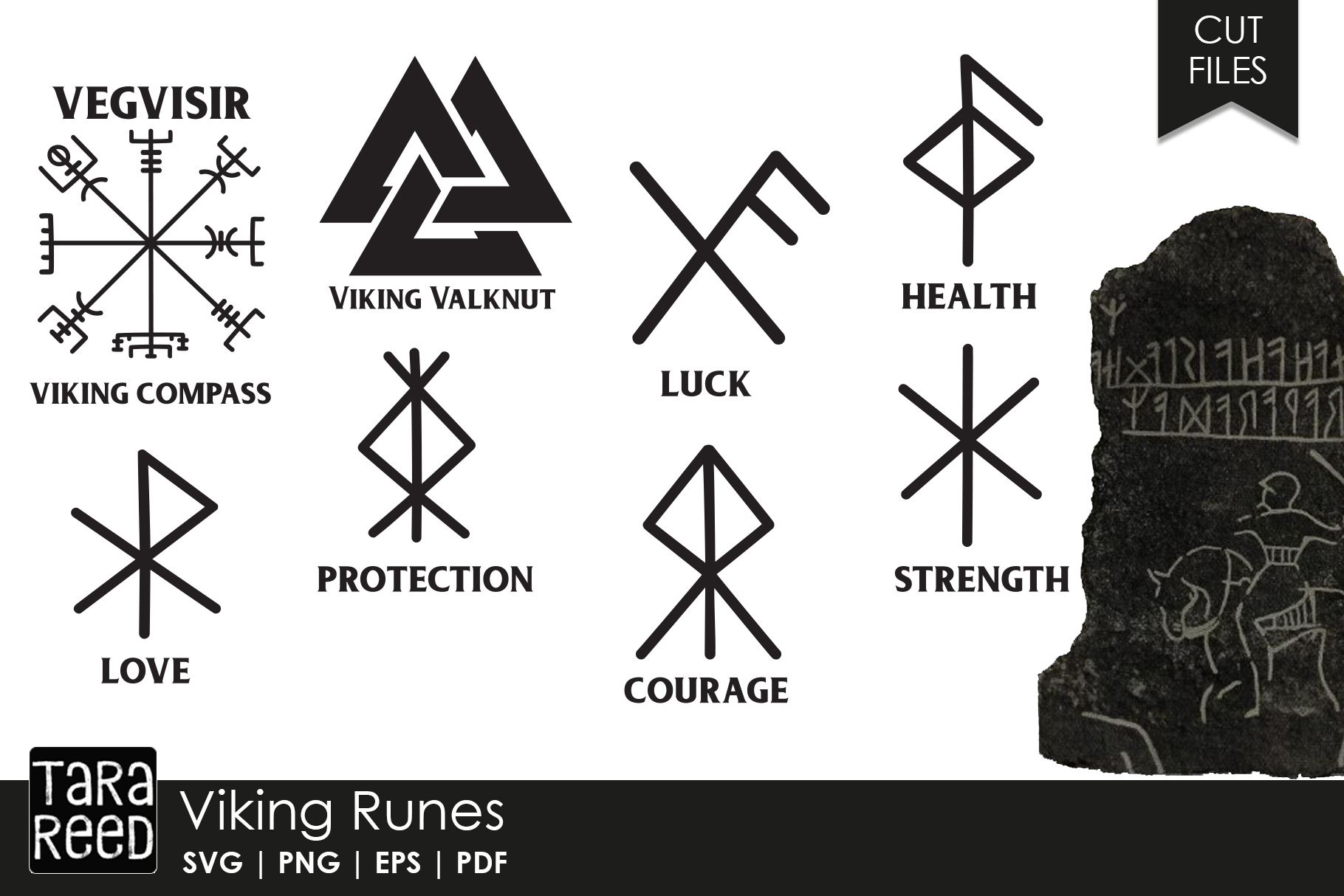 Viking Runes SVG and Cut Files for Crafters