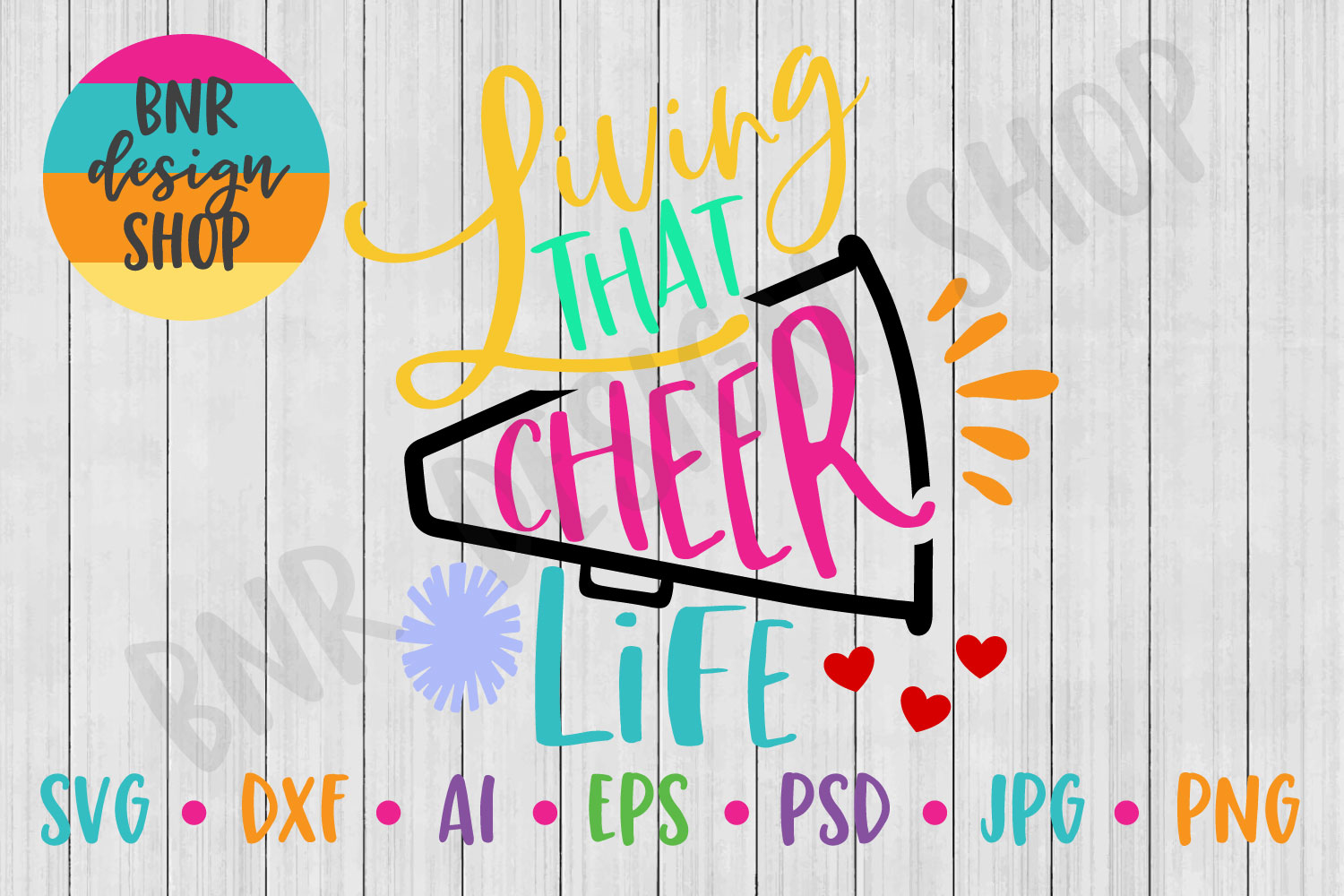 Living That Cheer Life SVG, Cheerleading SVG, SVG File ...