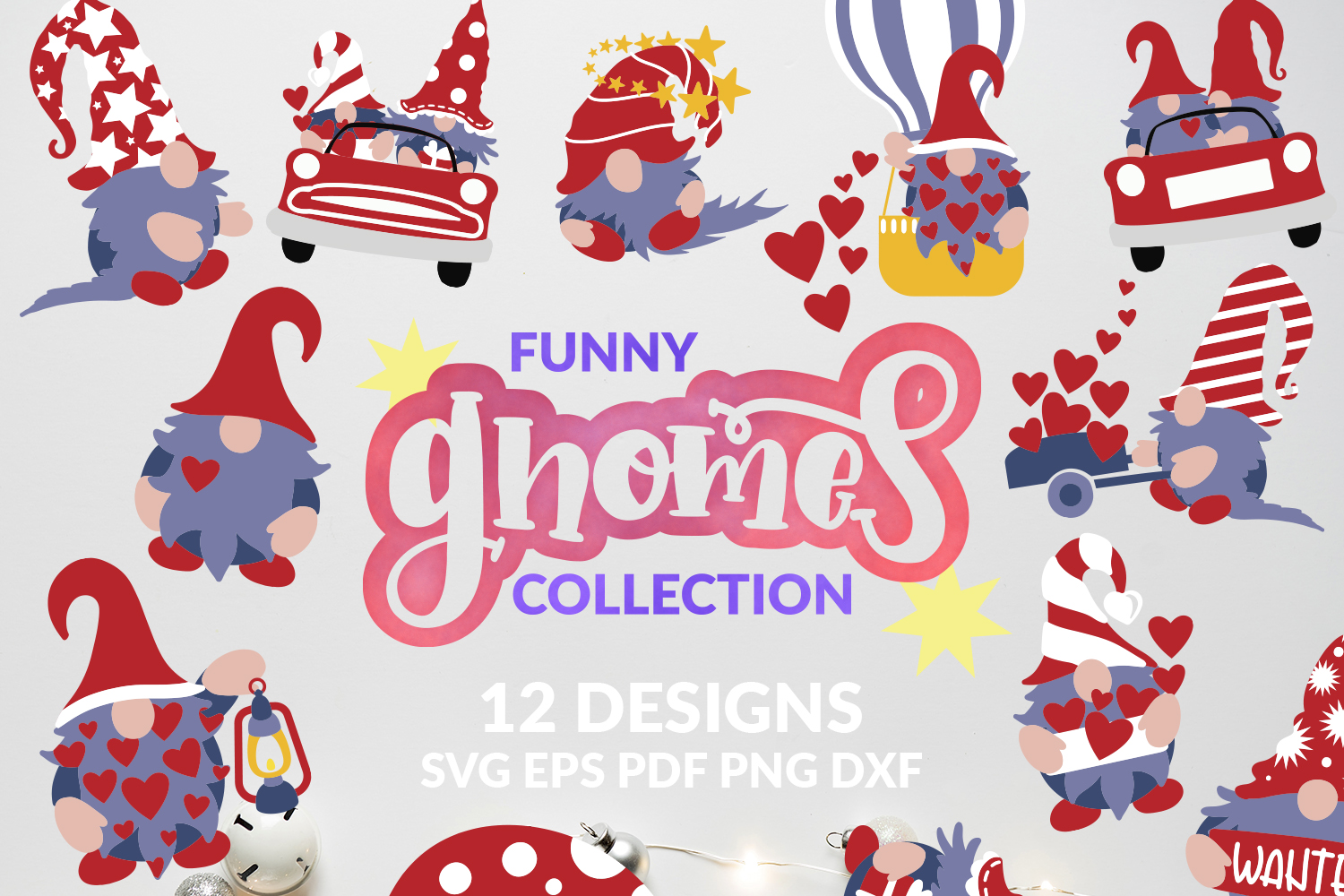 Download Gnome SVG bundle Gnomes design Valentine kids t-shirt