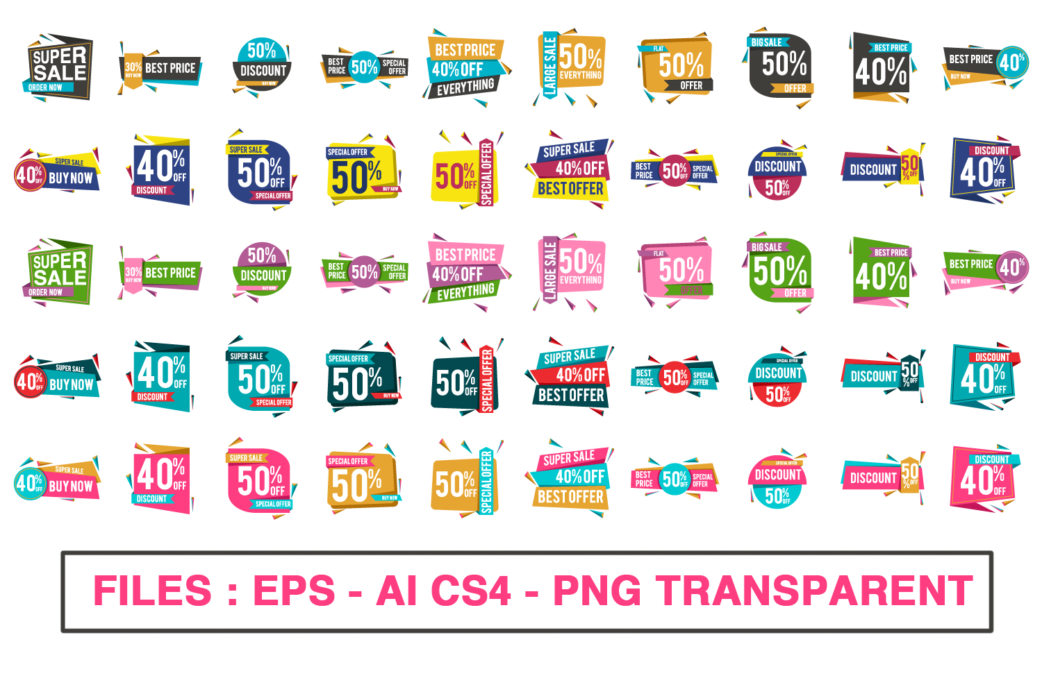 Download Vector business badges mega-pack (39098) | Icons | Design ...