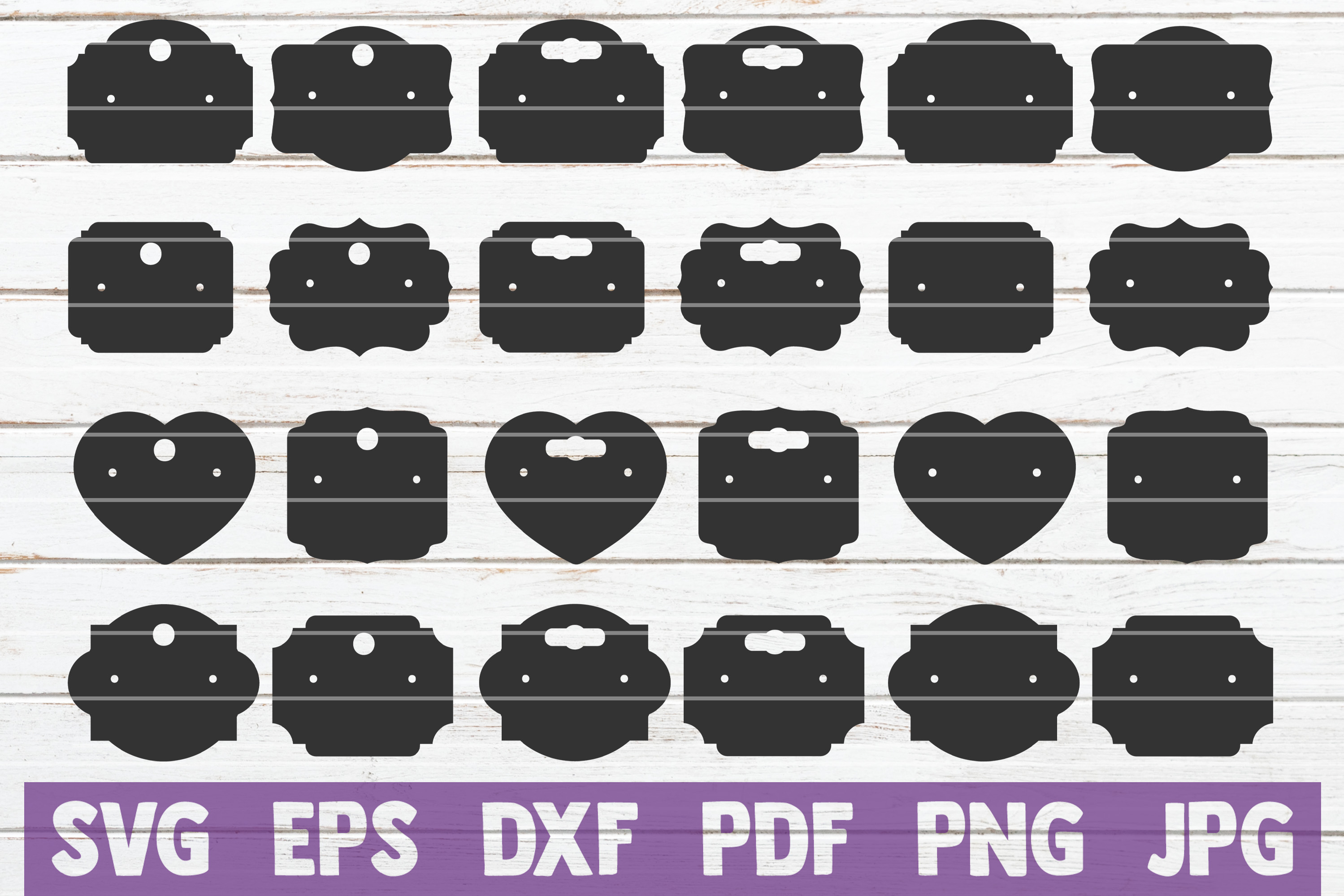 Download Earring Display Cards SVG Bundle, SVG Cut Files (217929 ...