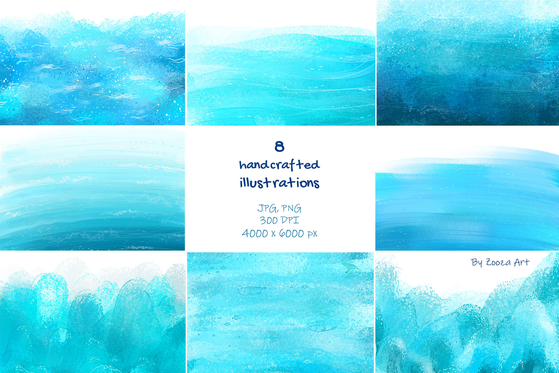 Abstract Sea backgrounds