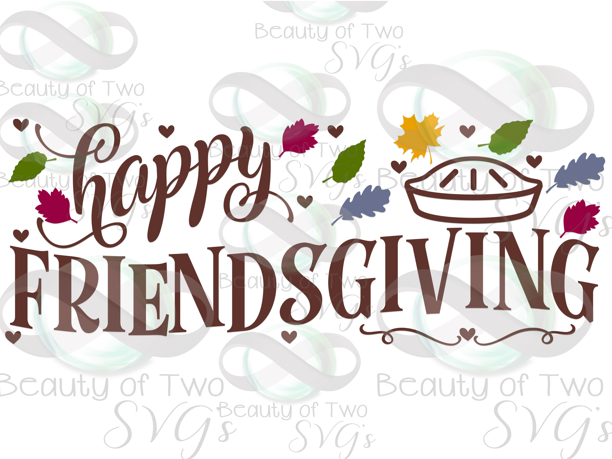 Download Thanksgiving sign design svg, Happy Friendsgiving svg