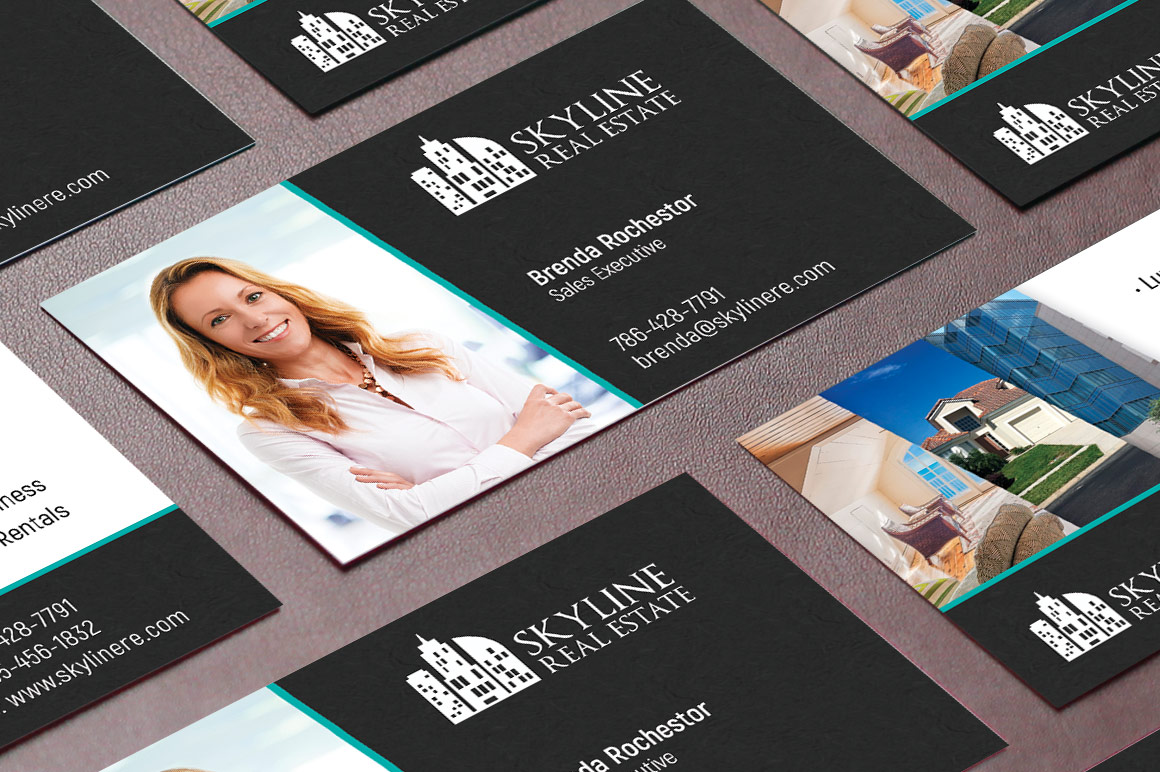 Real Estate Agent Business Card Template Creative Professional Template