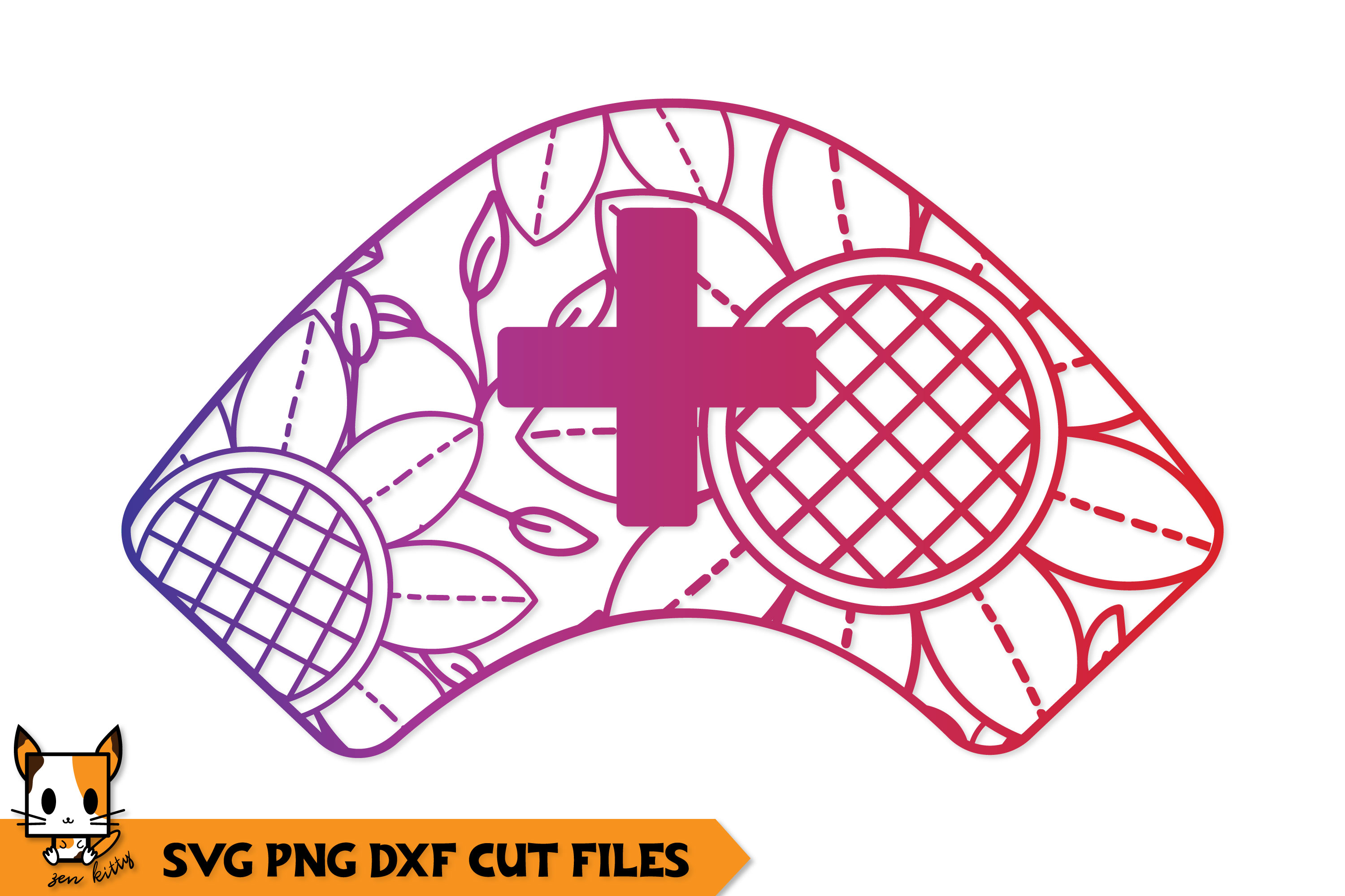 Download Nurse Hat Mandala - Nursing Zentangle SVG PNG DXF Cut Files