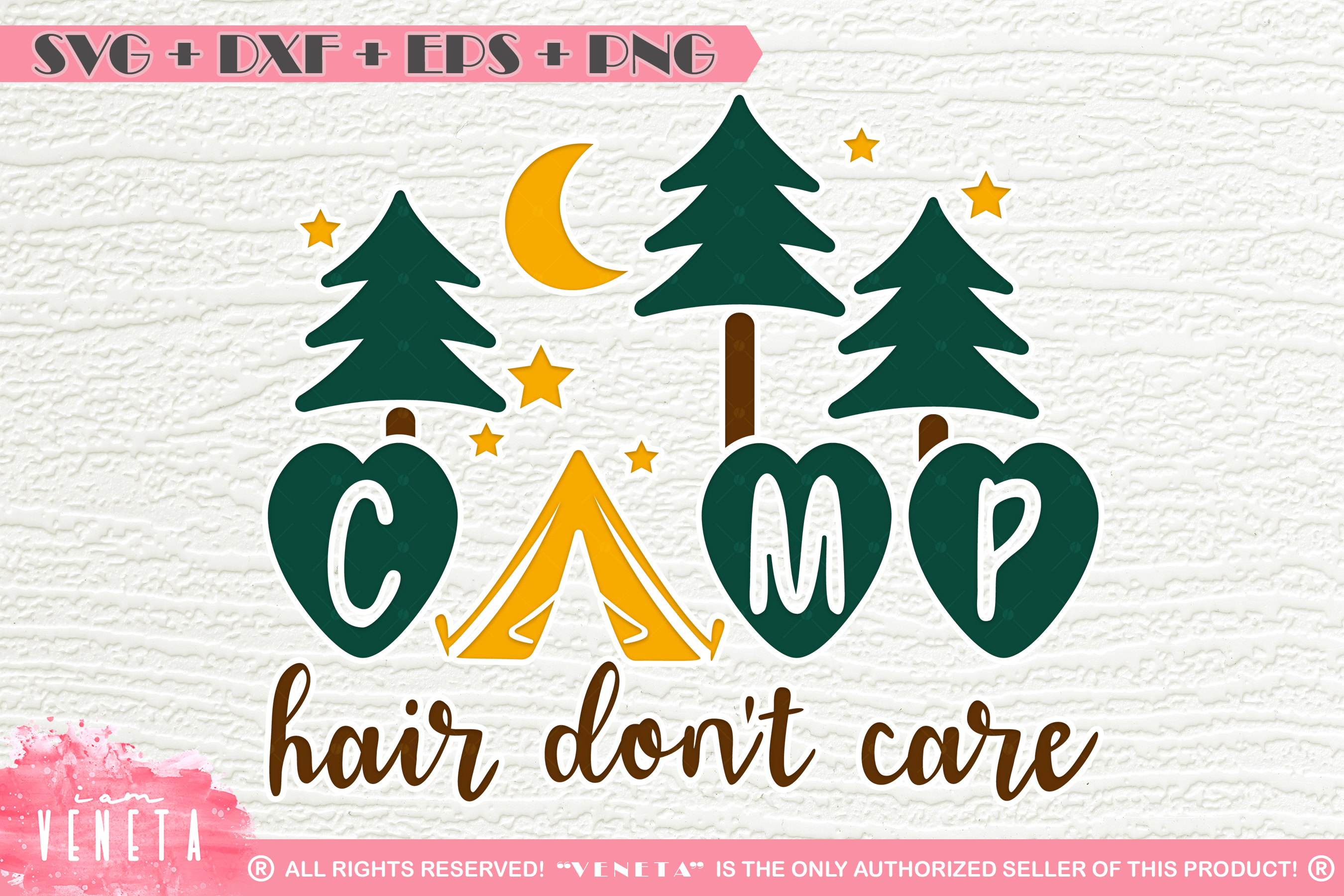 Download CAMP hair dont care | SVG, DXF, EPS, PNG Cutting File