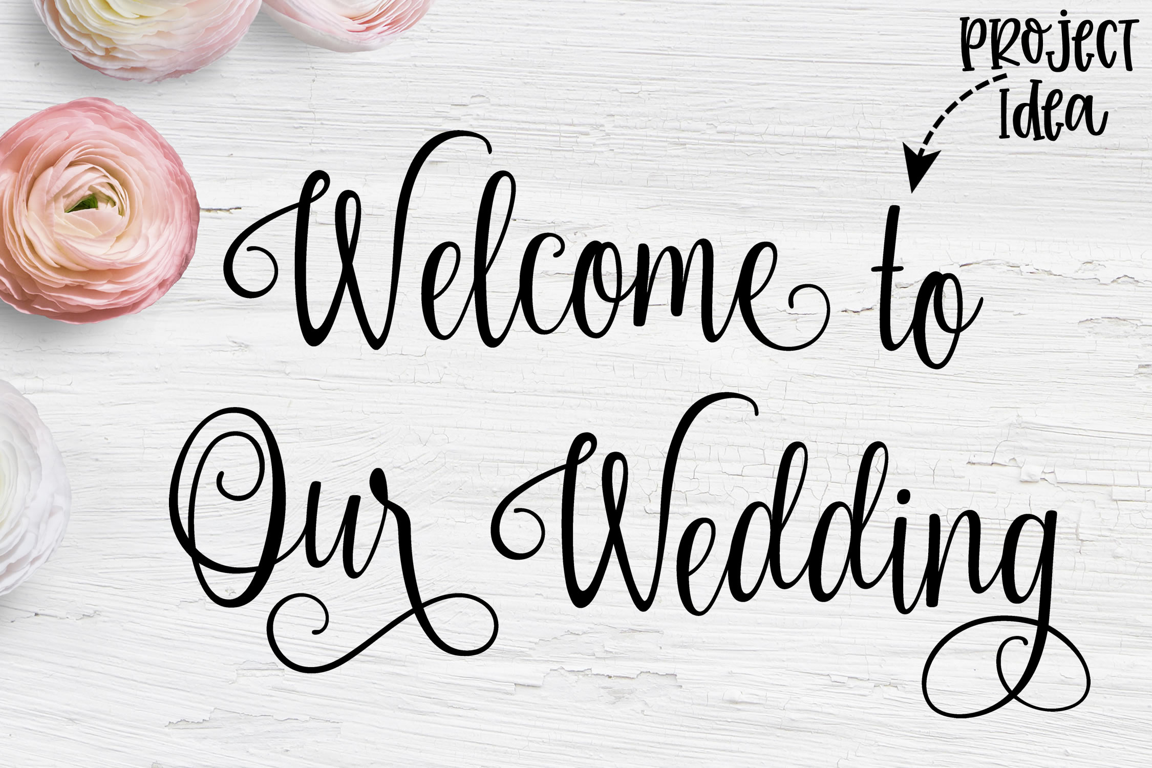 Welcome To Our Wedding Svg Dxf Wedding Sign Decal Svg Dxf
