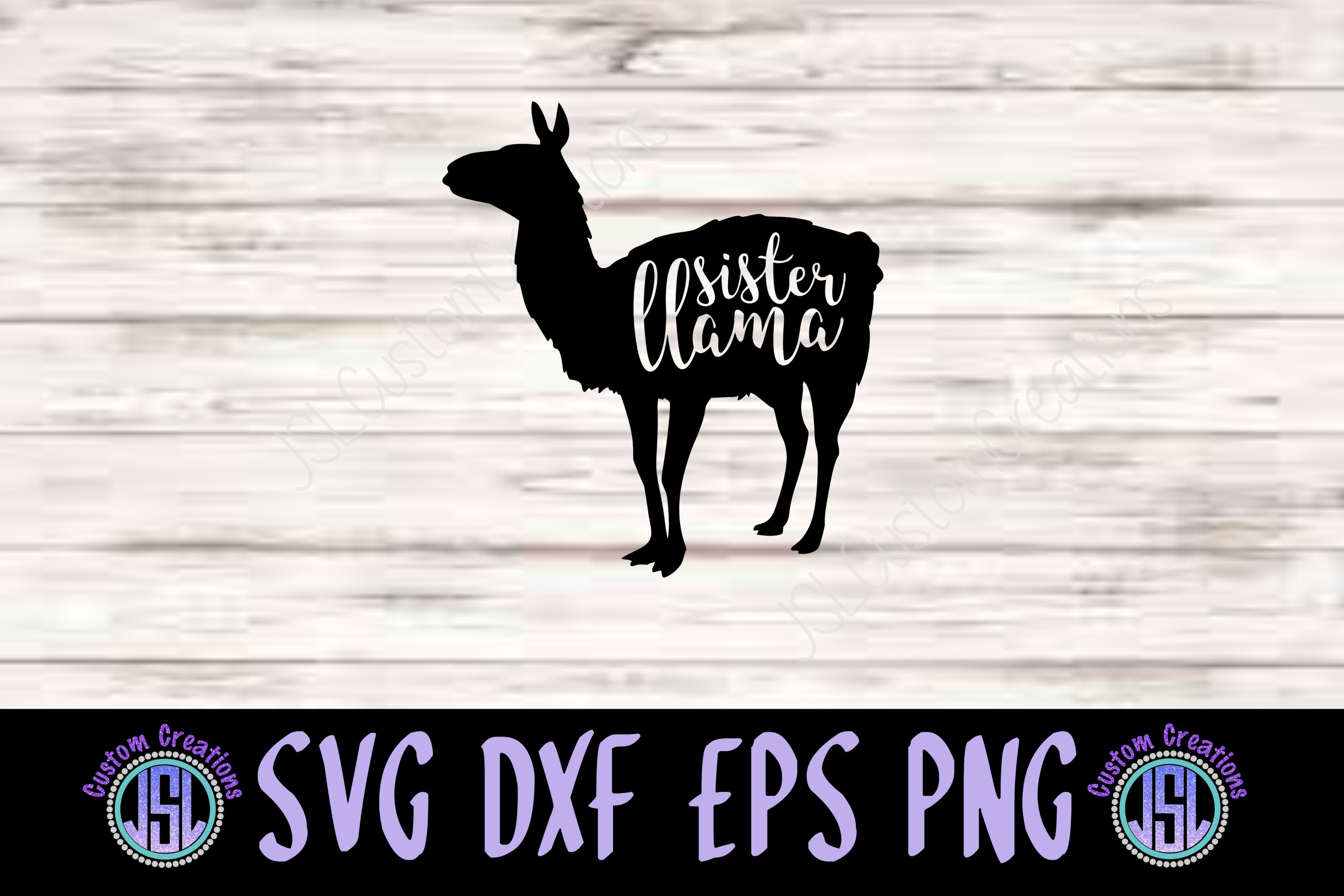 Download Daddy, Mama, Sister & Baby Llama Set of 4 | SVG DXF EPS ...