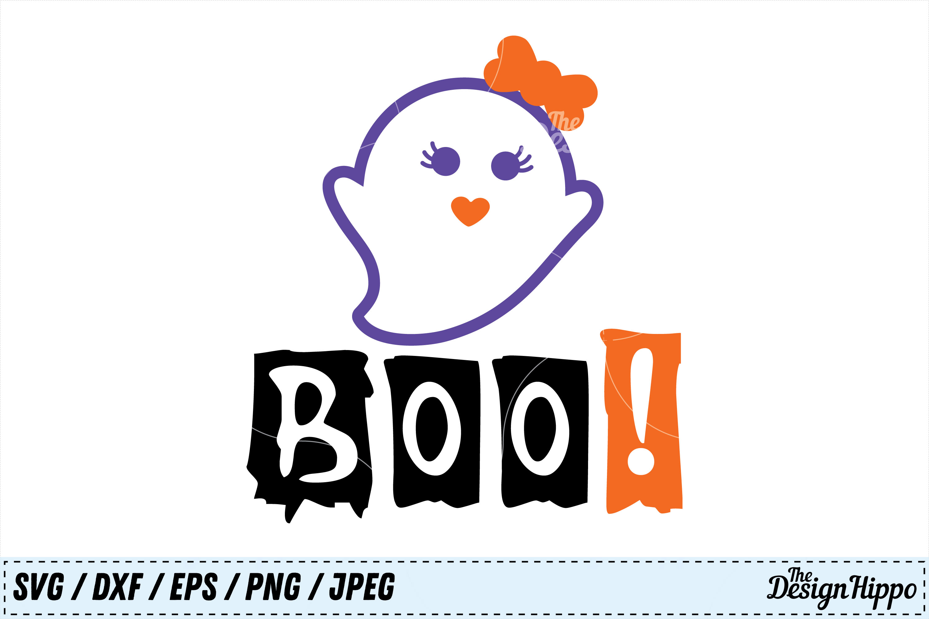 Download Boo SVG, Halloween SVG, Ghoul SVG, Cute Halloween SVG, Girls