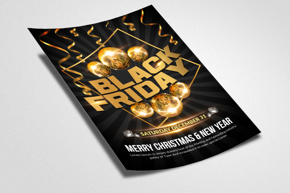 Black Friday Flyer Template example image 3.