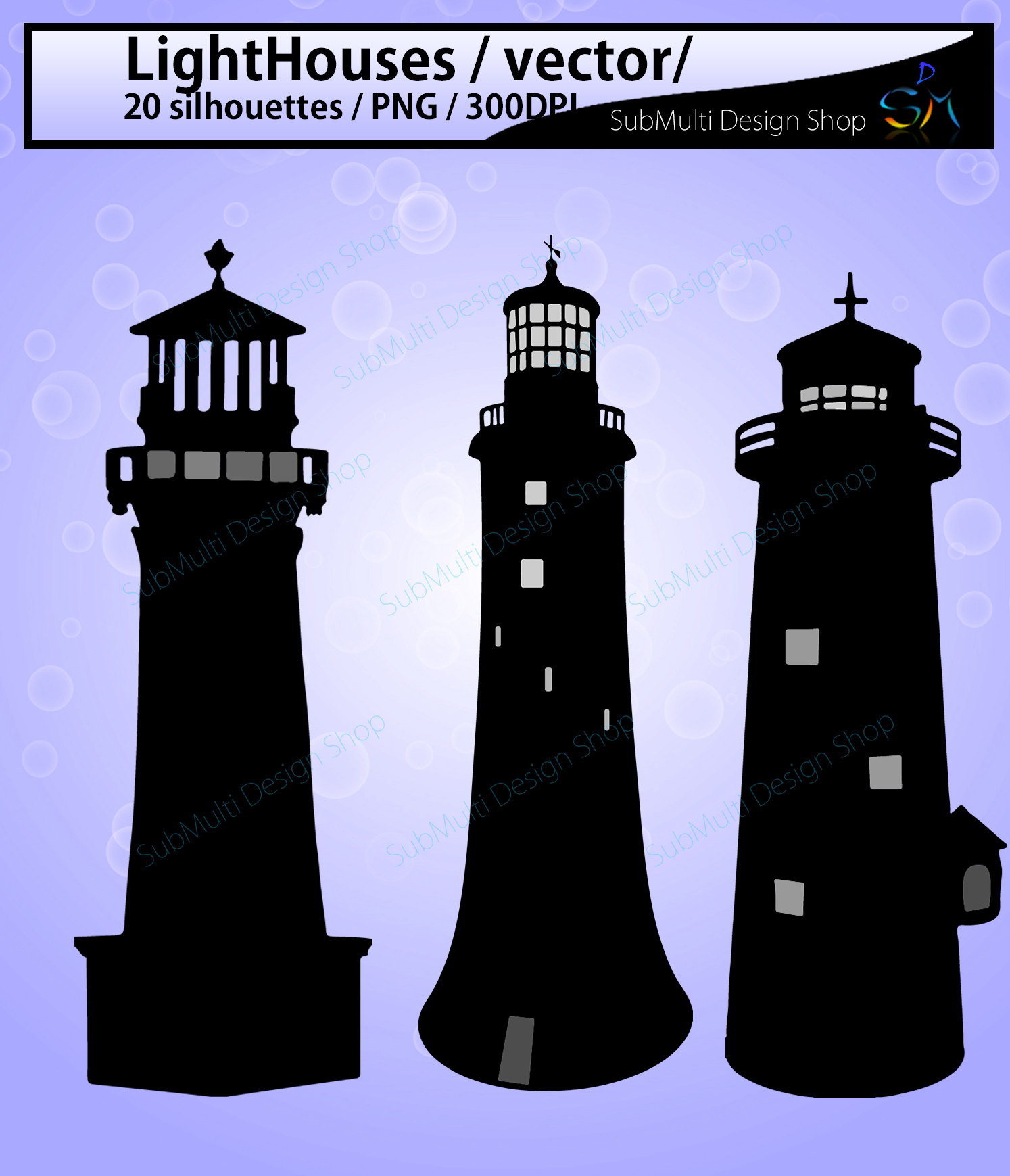 Download LightHouses silhouette SVG / EPS / PNG / DXf / LightHouse / LightHouses clipart / LightHouses ...