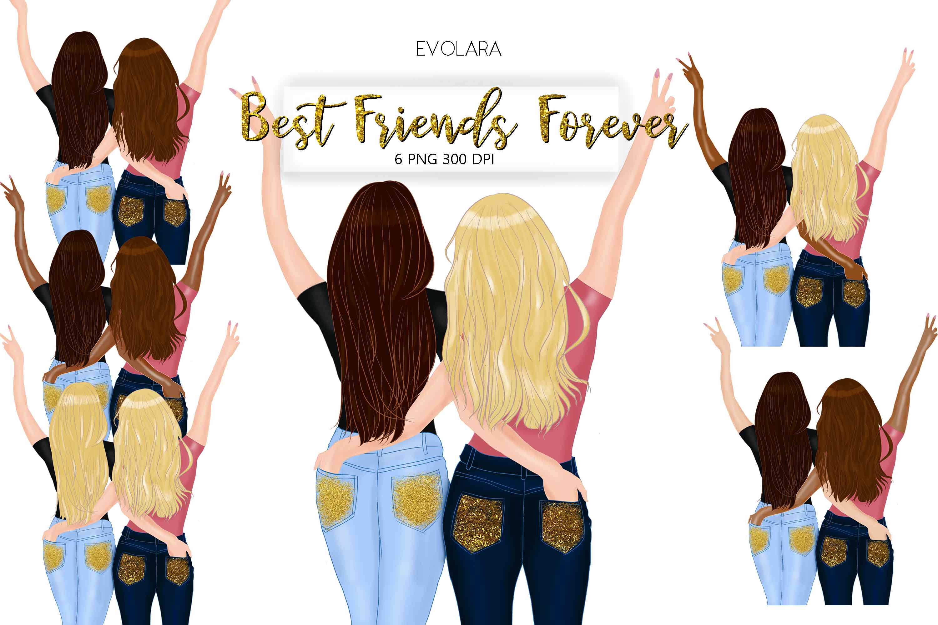 Download Best Friends Clipartgirls Clipart Svg File