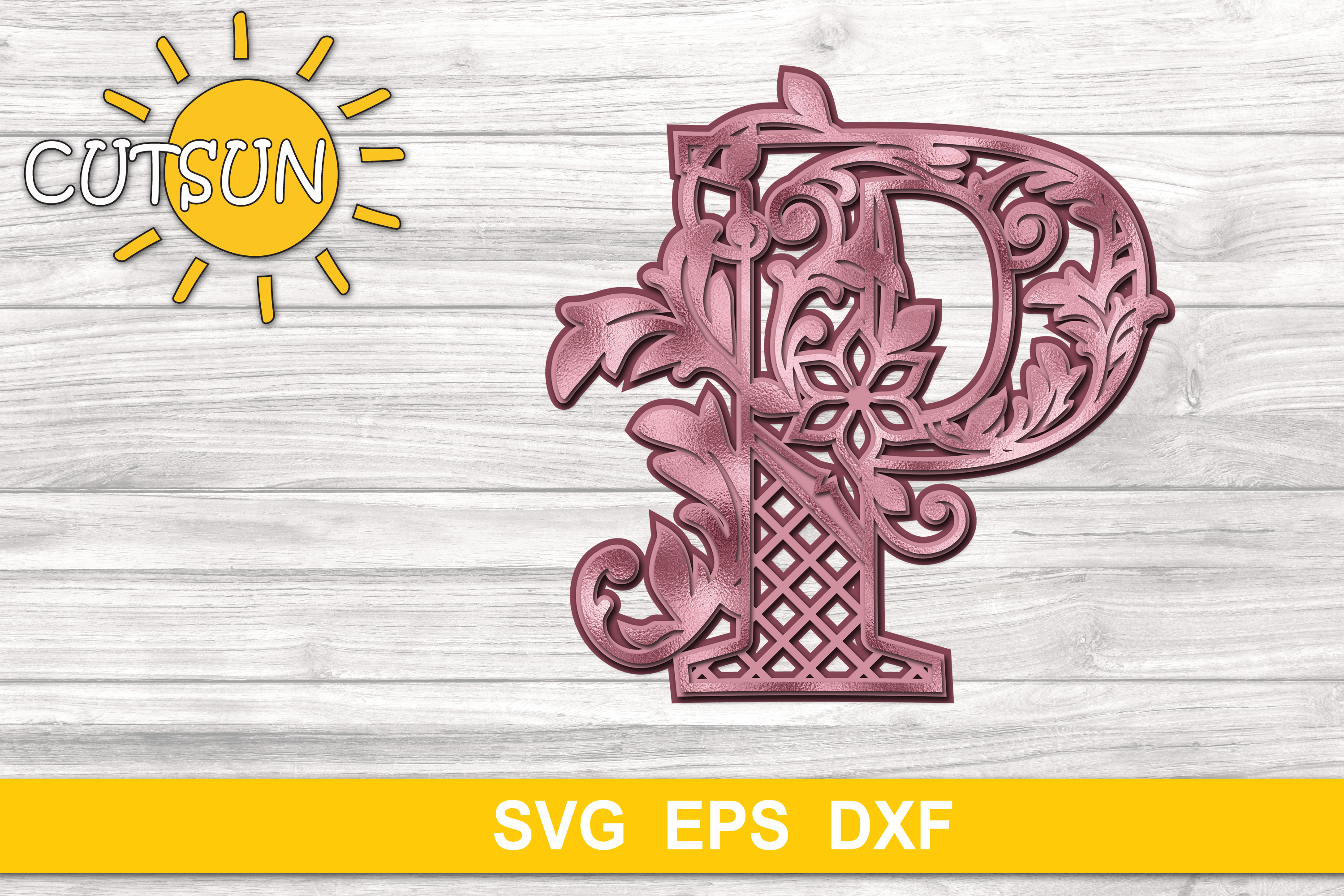 Free Free 240 Layered Mandala Letters SVG PNG EPS DXF File