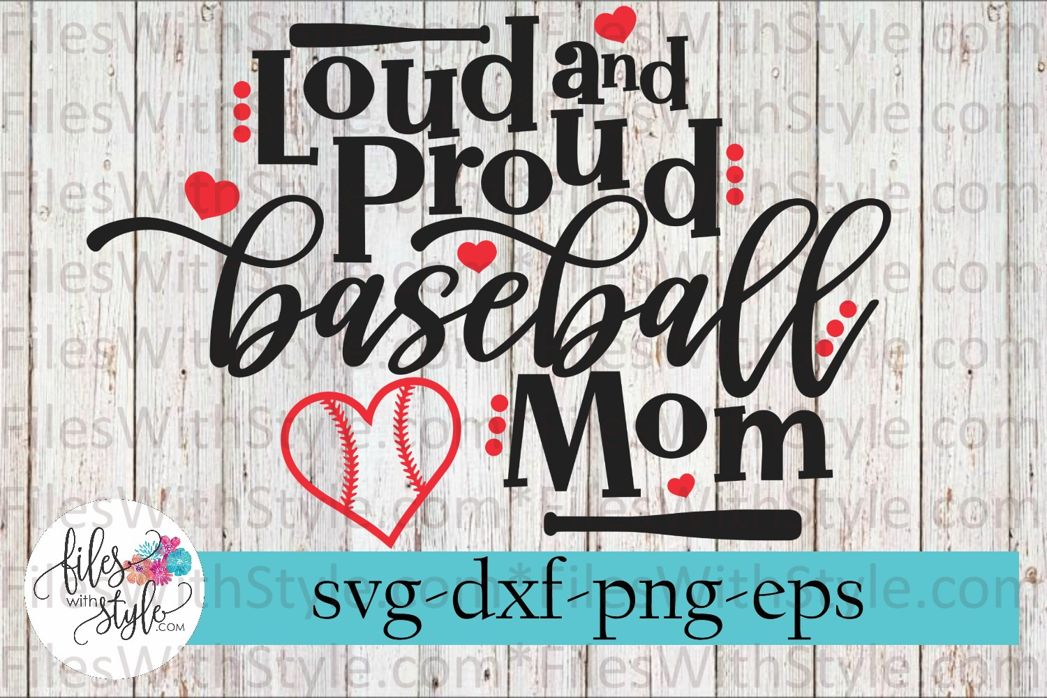 Download Loud and Proud Baseball Mom SVG Cutting Files (214964 ...