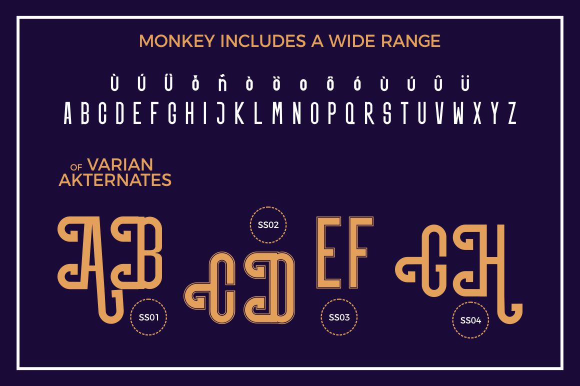 Monkey Font 483452 Other Font Bundles