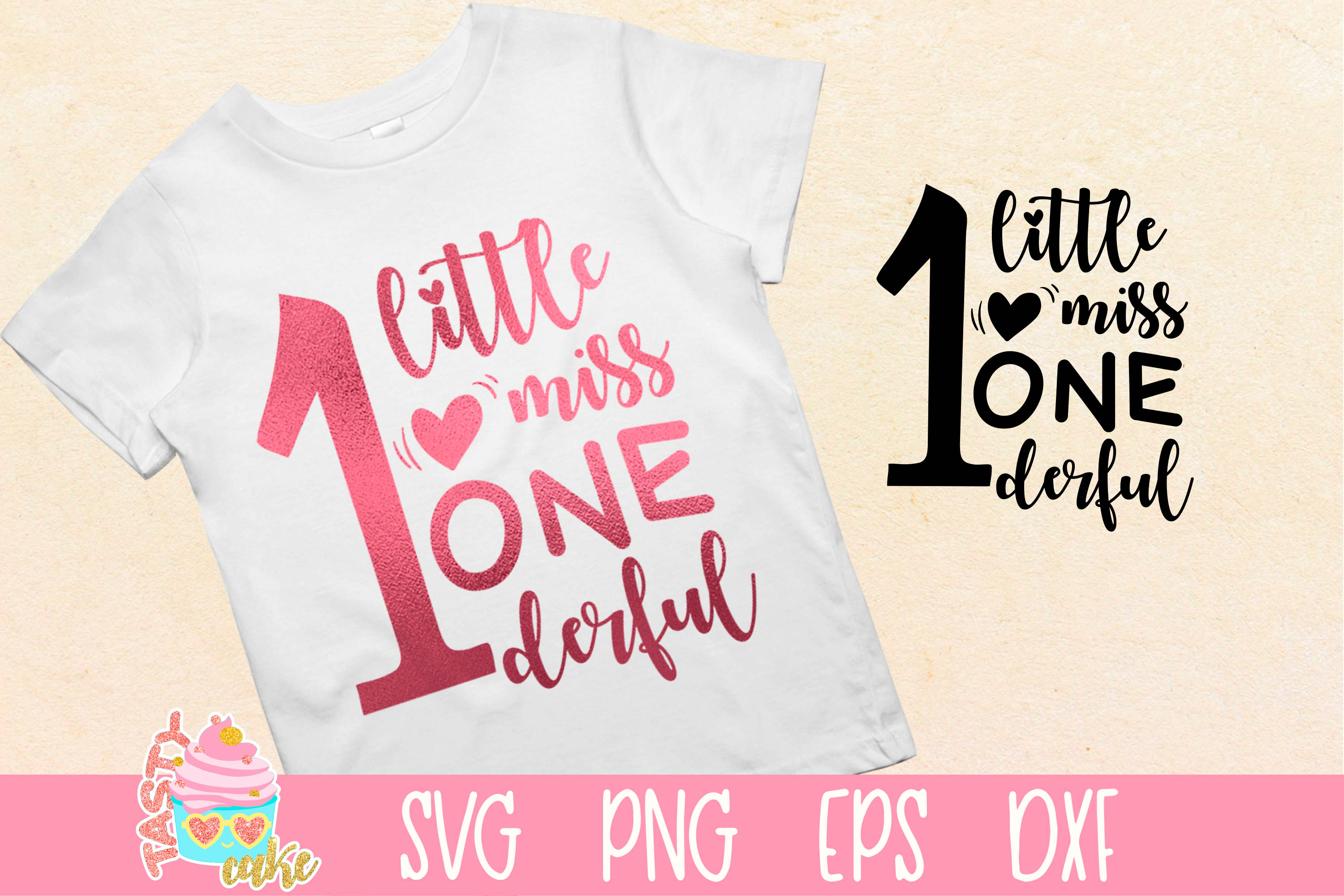 Download Little Miss Onederful - 1st Birthday Girl - Little Girl SVG