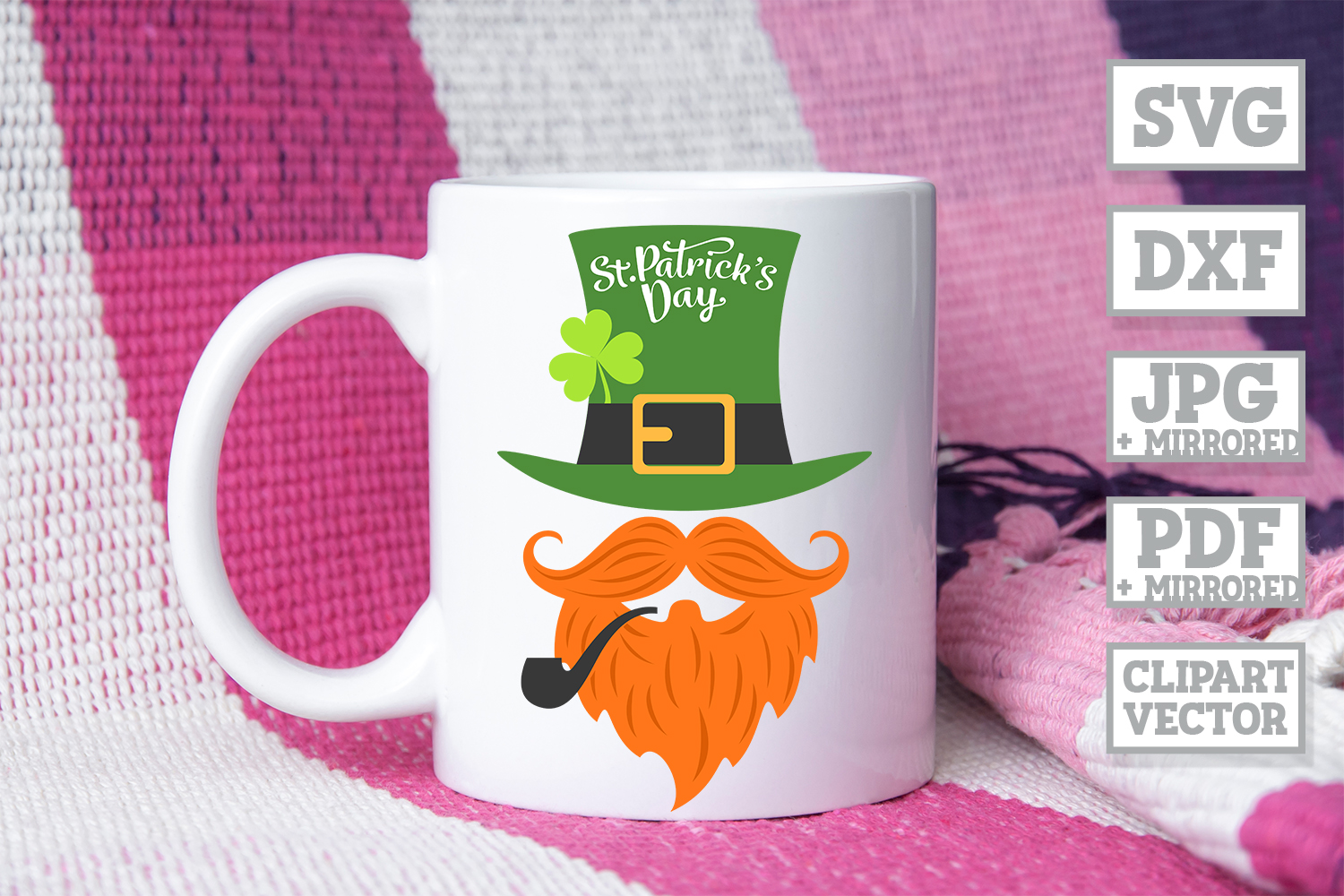 Download Leprechaun Hat Beard SVG - St. Patrick's Day (174659 ...